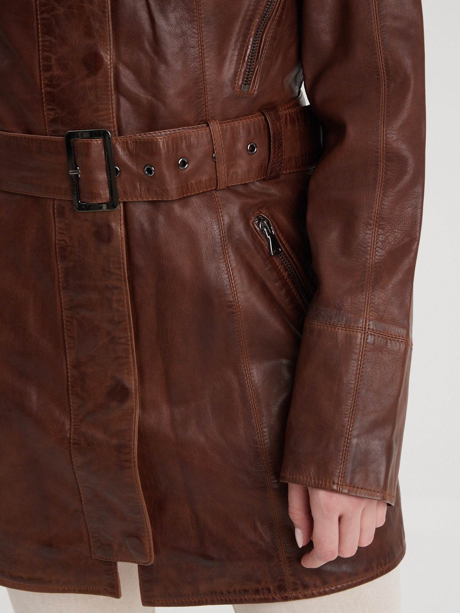 Twilight - Veste cintrée cuir femme - Image 10