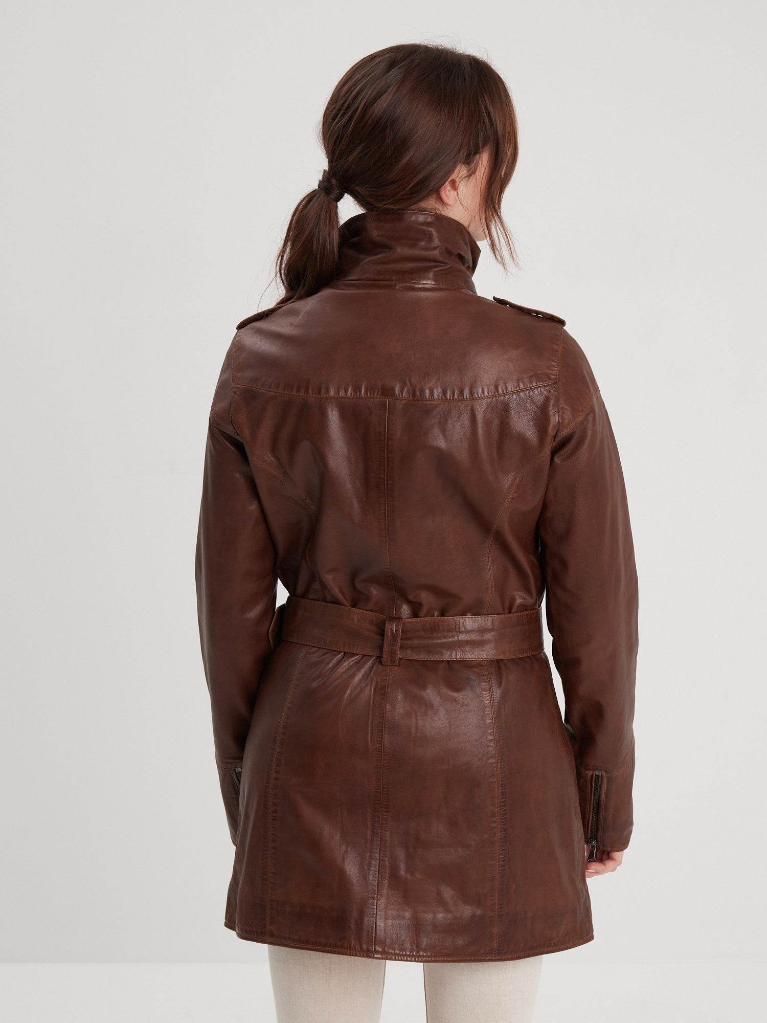 Twilight - Veste cintrée cuir femme - Image 11