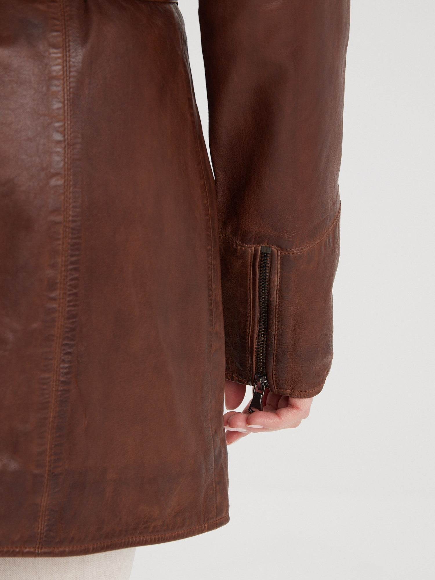 Twilight - Veste cintrée cuir femme - Image 12