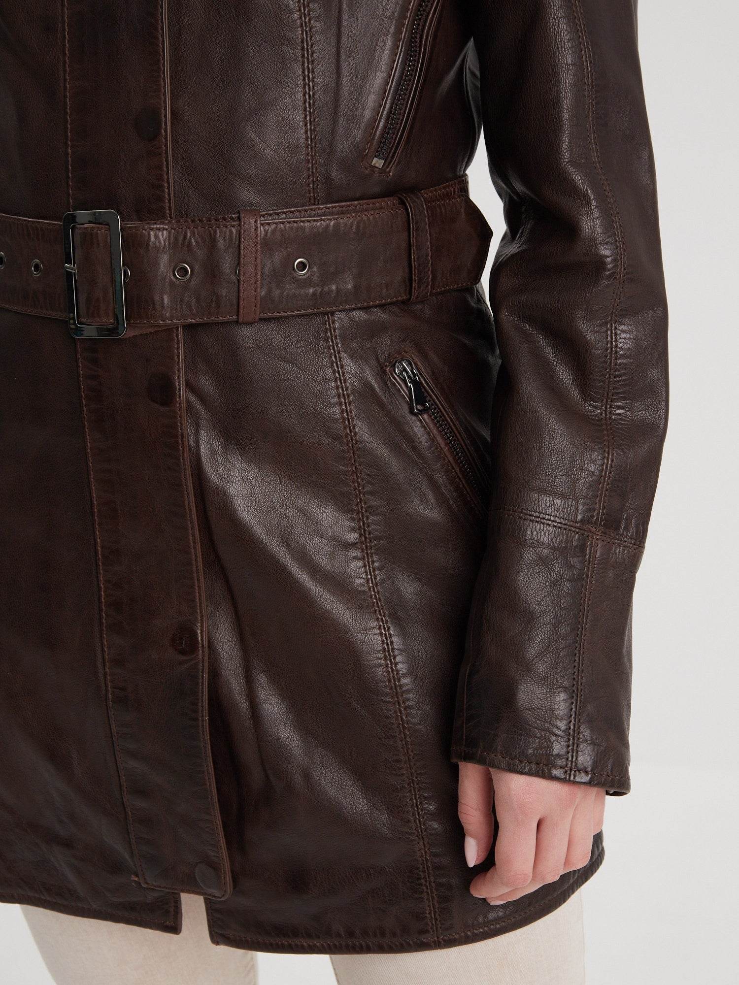 Twilight - Veste cintrée cuir femme - Image 16