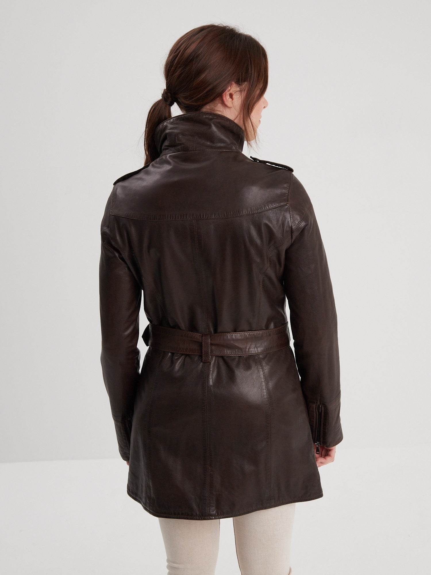 Twilight - Veste cintrée cuir femme - Image 17