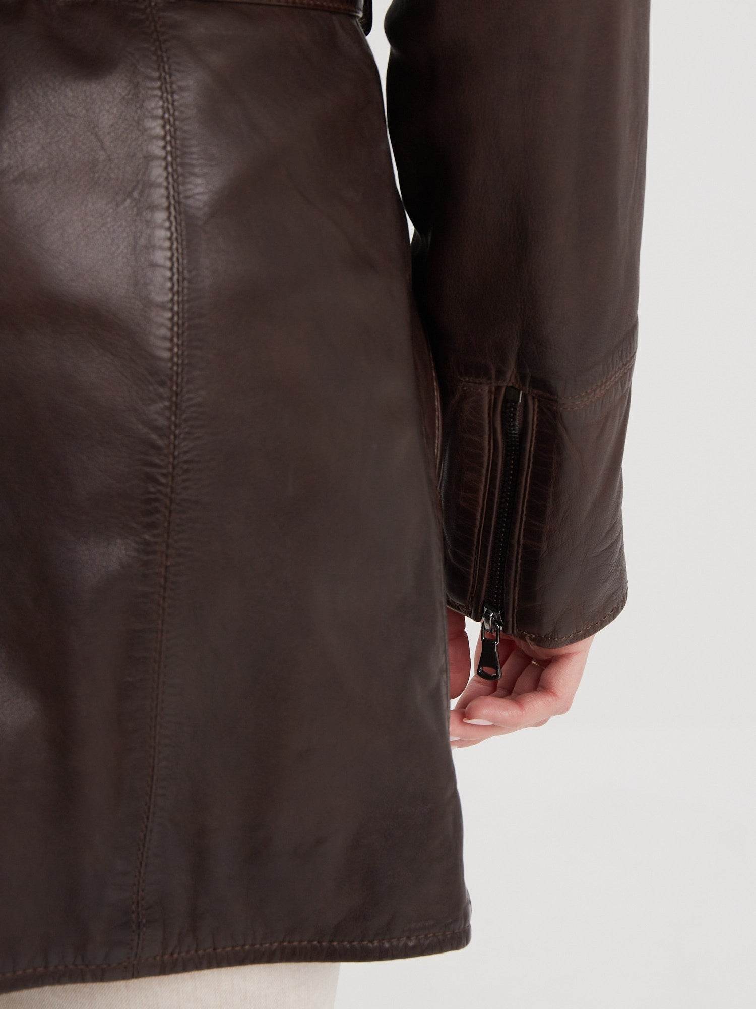 Twilight - Veste cintrée cuir femme - Image 18
