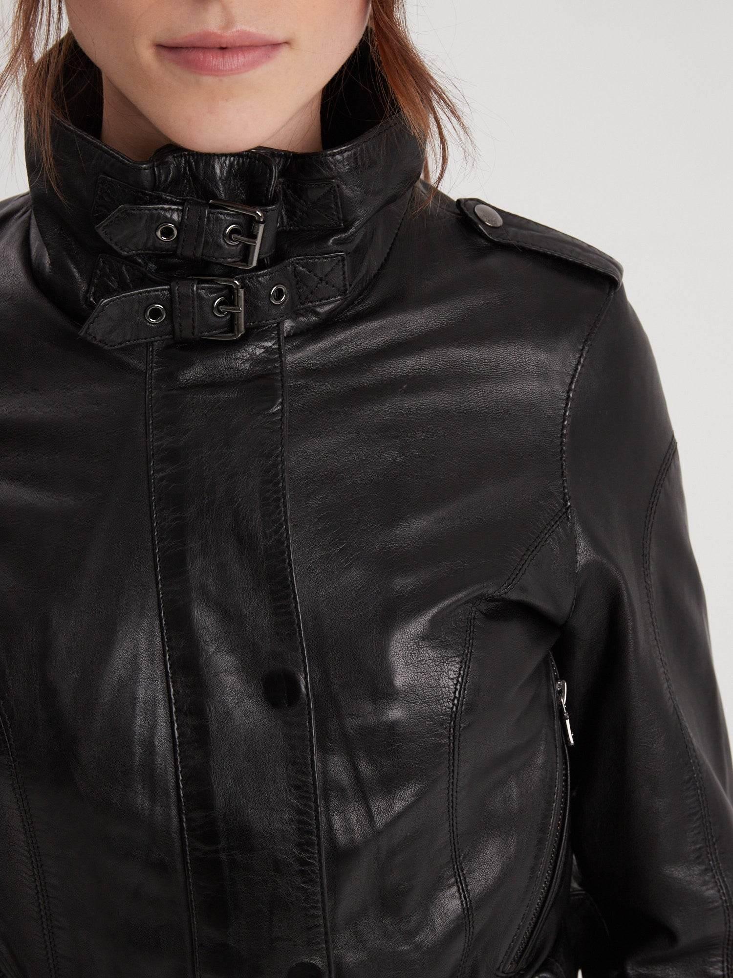 Twilight - Veste cintrée cuir femme - Image 3