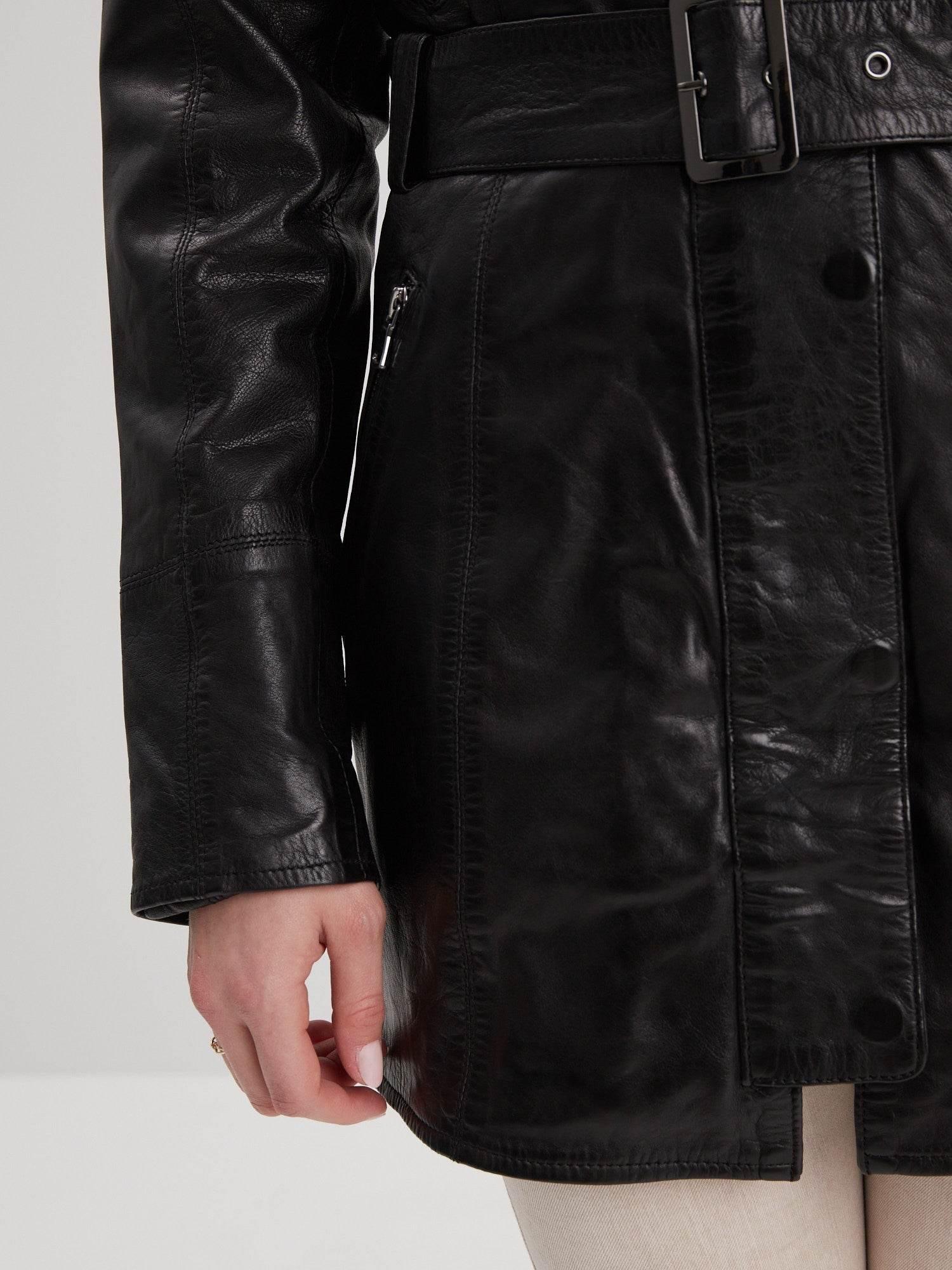 Twilight - Veste cintrée cuir femme - Image 4