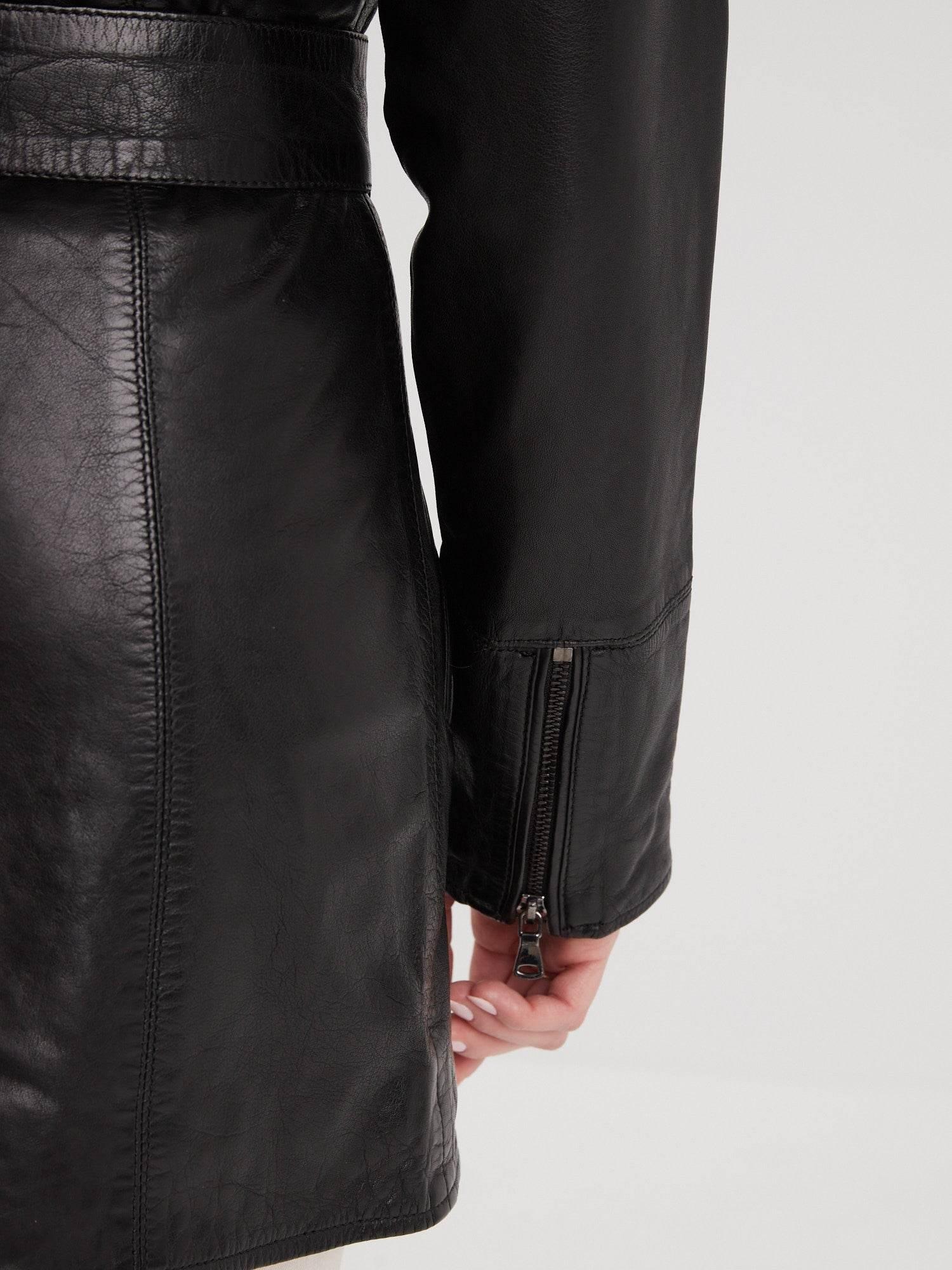 Twilight - Veste cintrée cuir femme - Image 5