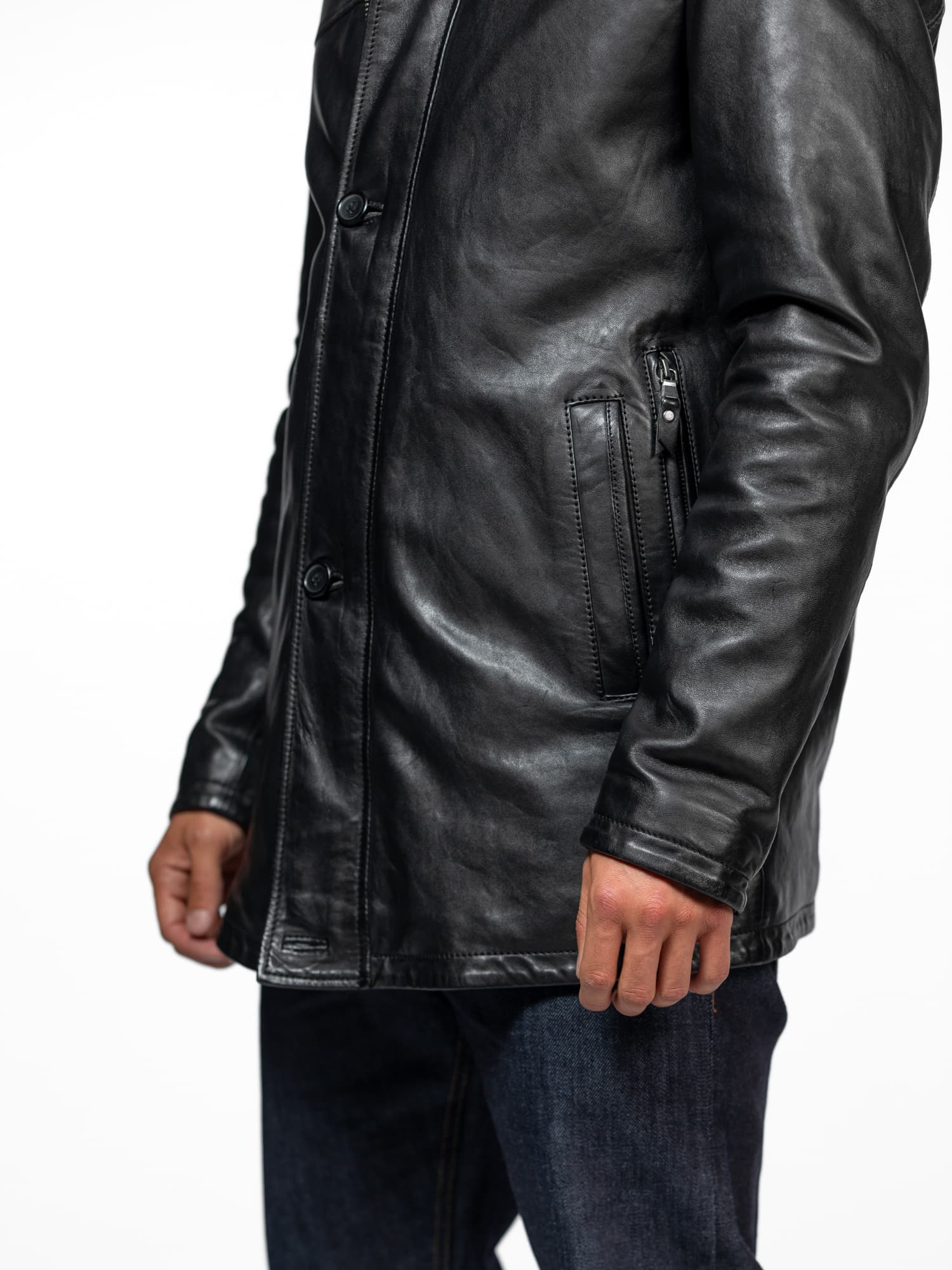 Tyler - Veste cuir homme - Image 4