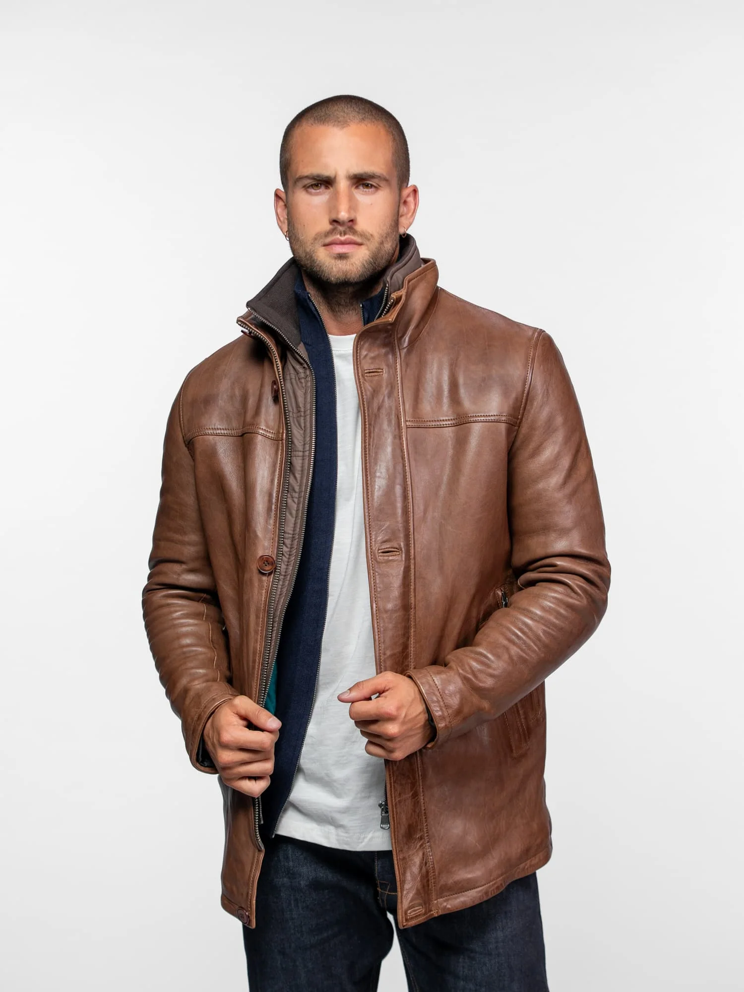 Tyler - Veste cuir homme - Image 6