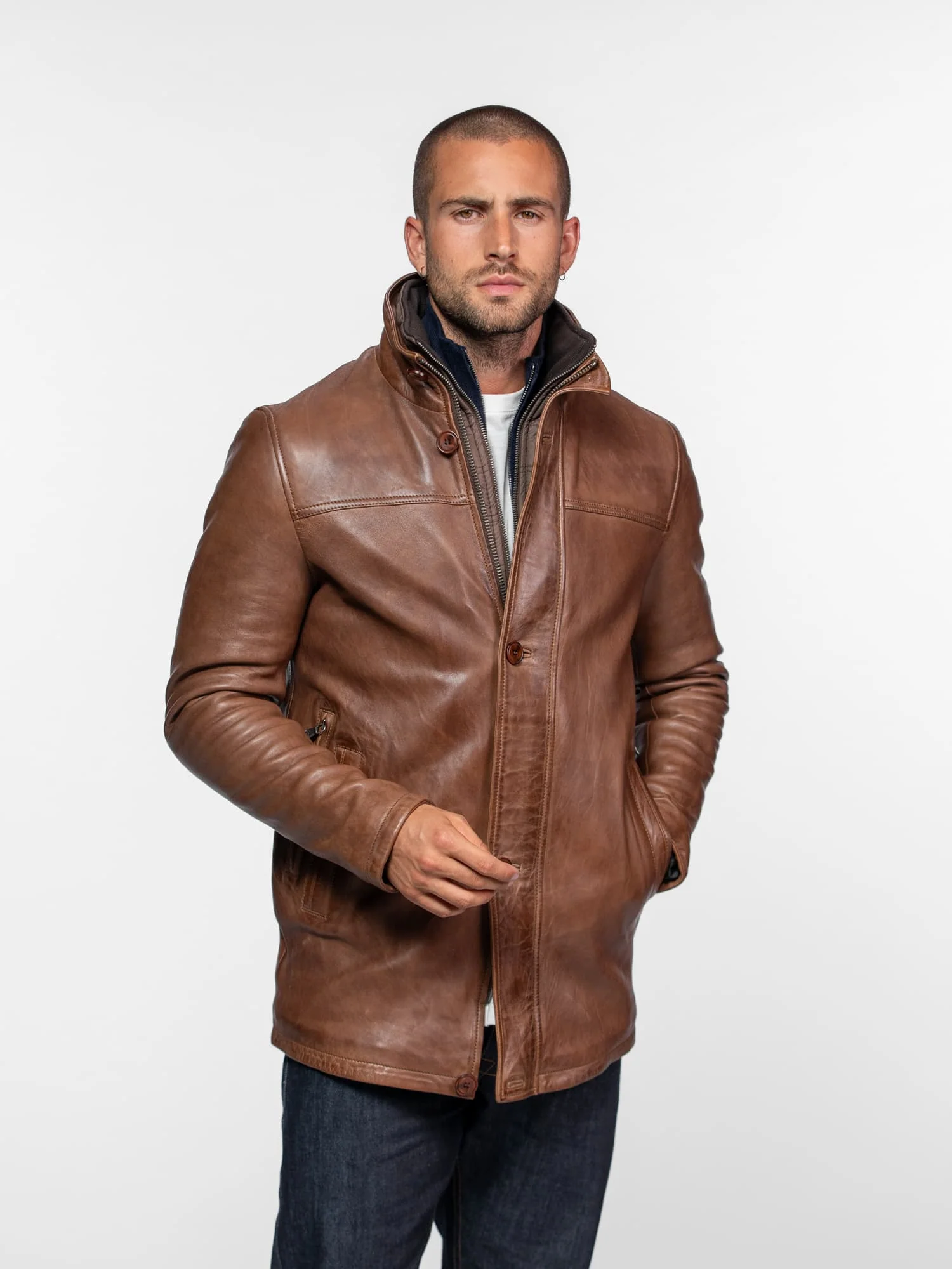 Tyler - Veste cuir homme - Image 7