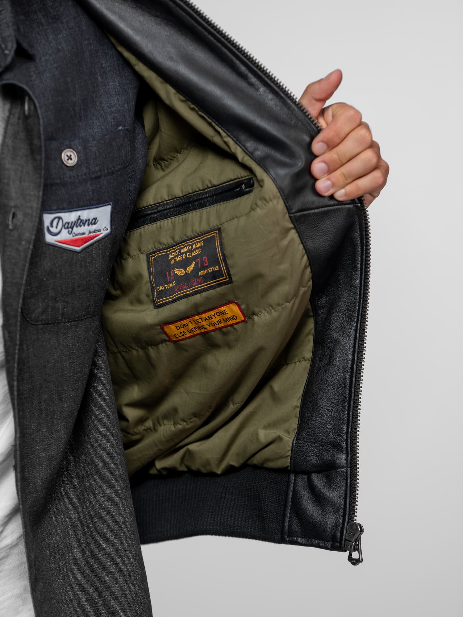 Tyron - Bomber cuir homme - Image 4