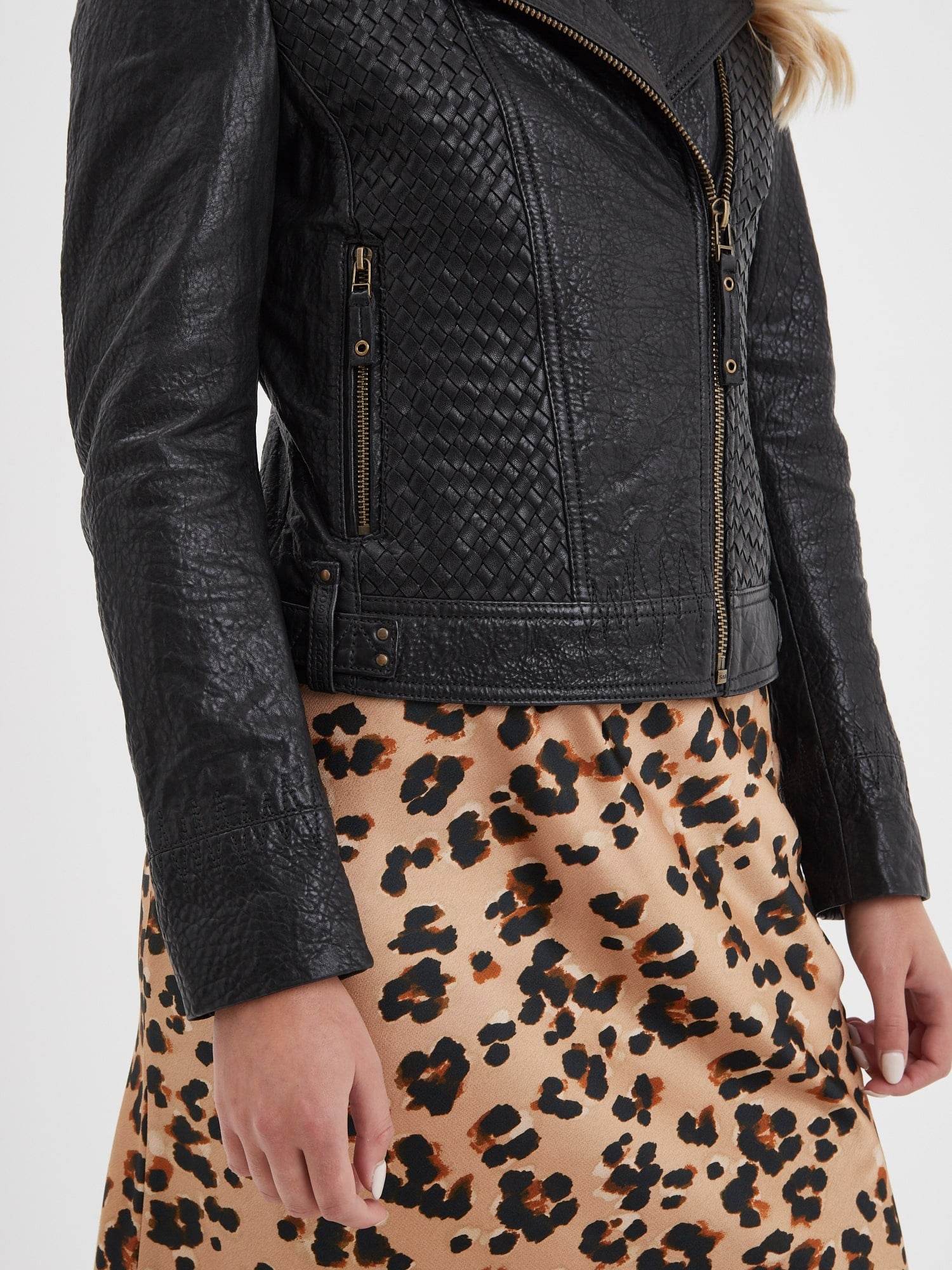 Virginia - Blouson cuir chic femme - Image 4