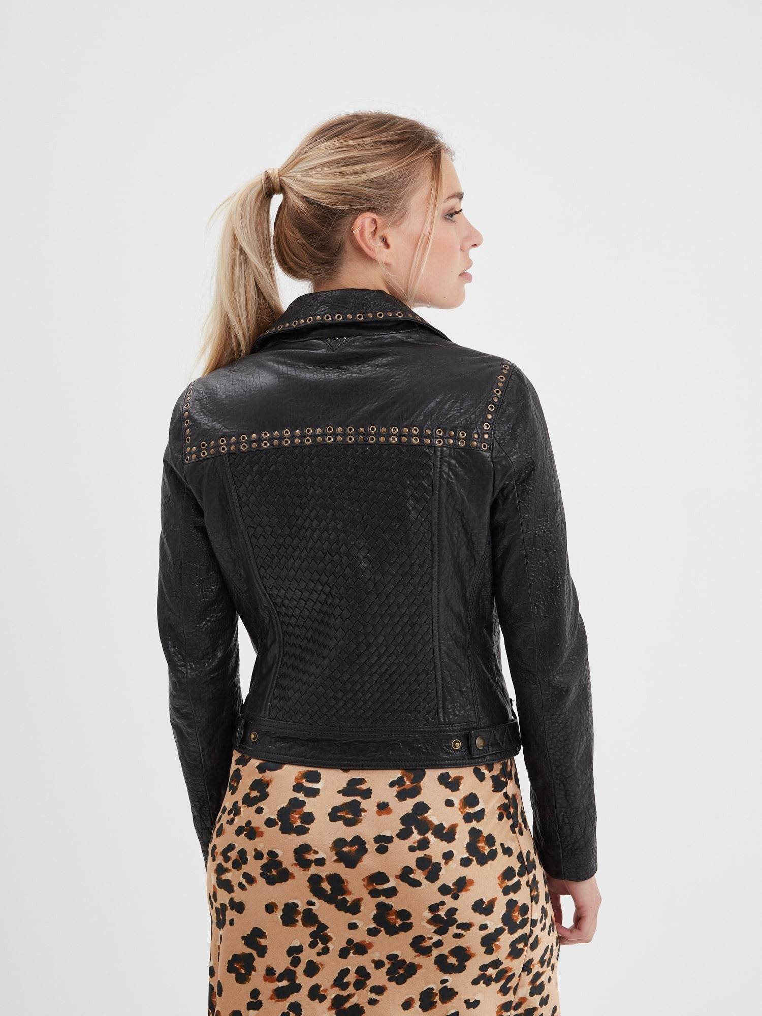 Virginia - Blouson cuir chic femme - Image 6