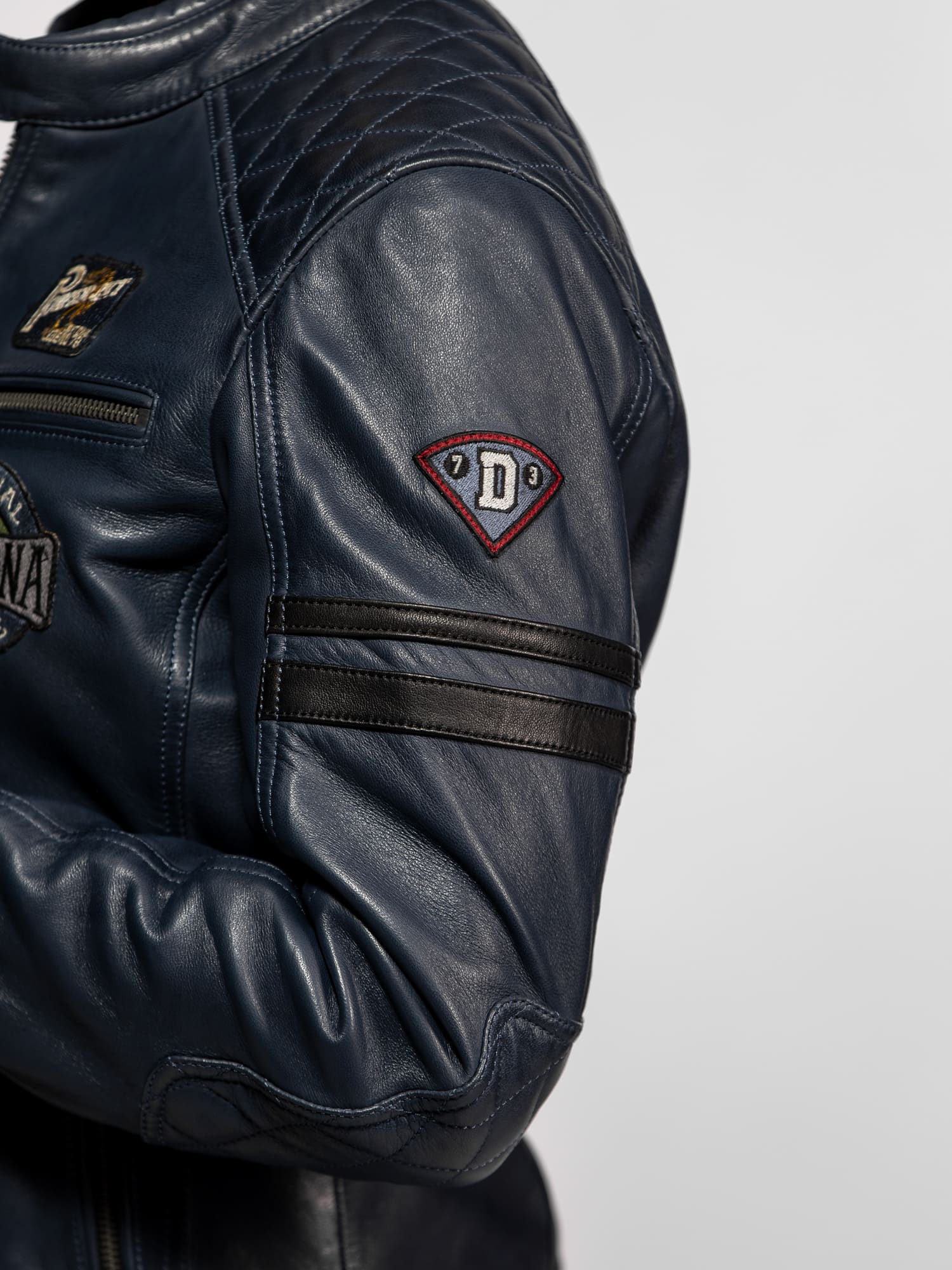 Walkorane - Blouson moto vintage femme - Image 14