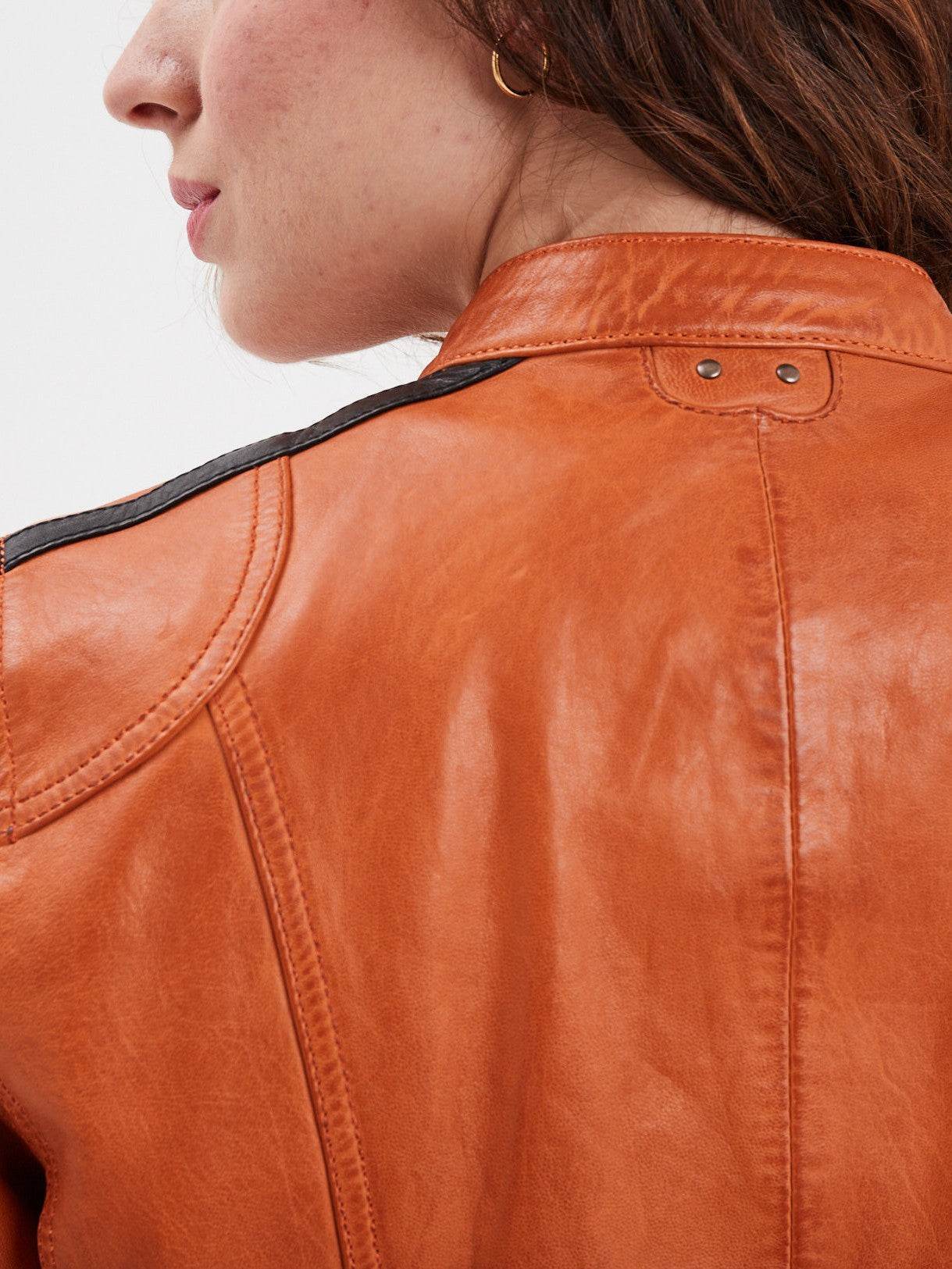 Wartbugy - Blouson moto vintage femme - Image 15