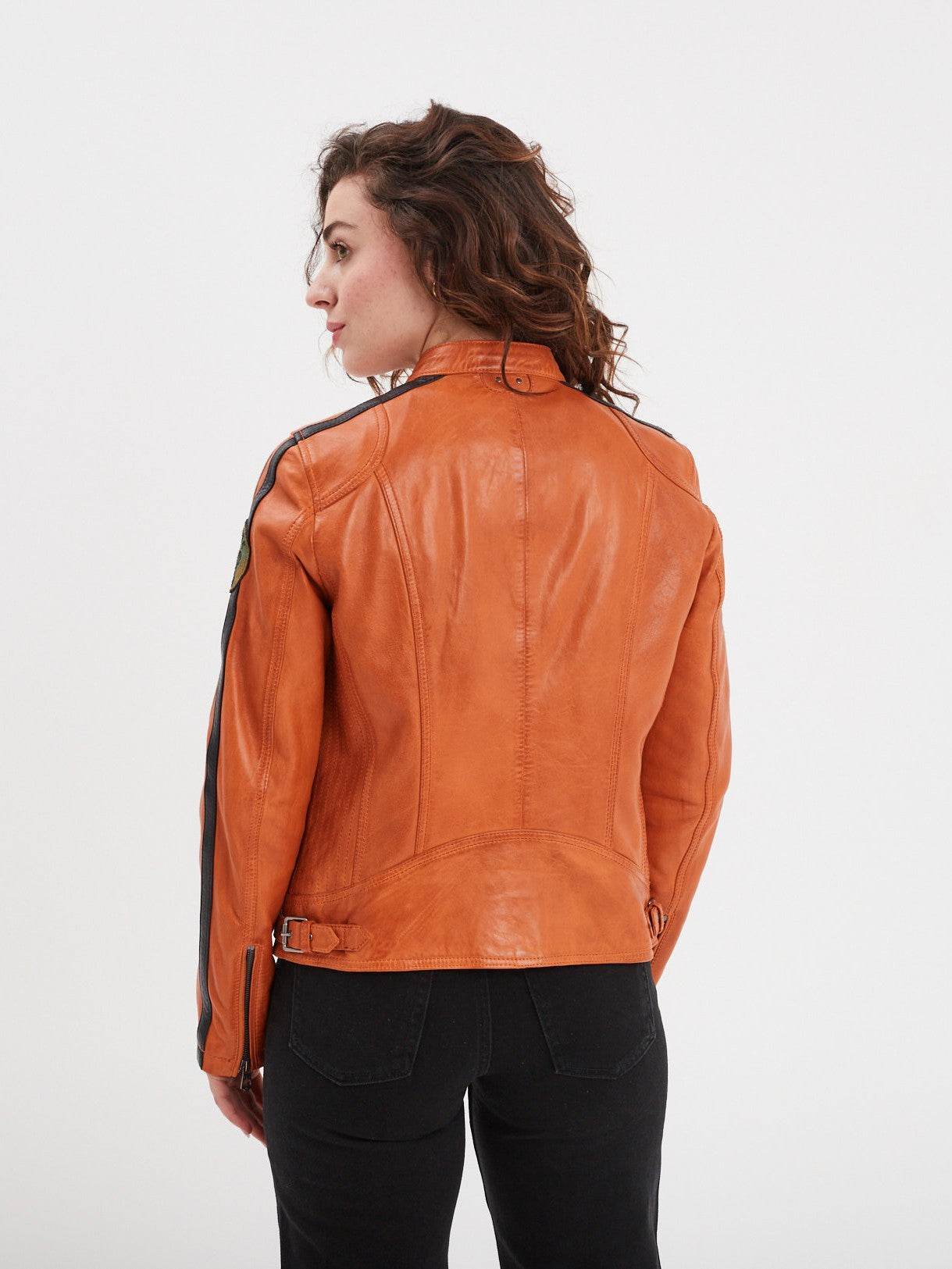 Wartbugy - Blouson moto vintage femme - Image 17
