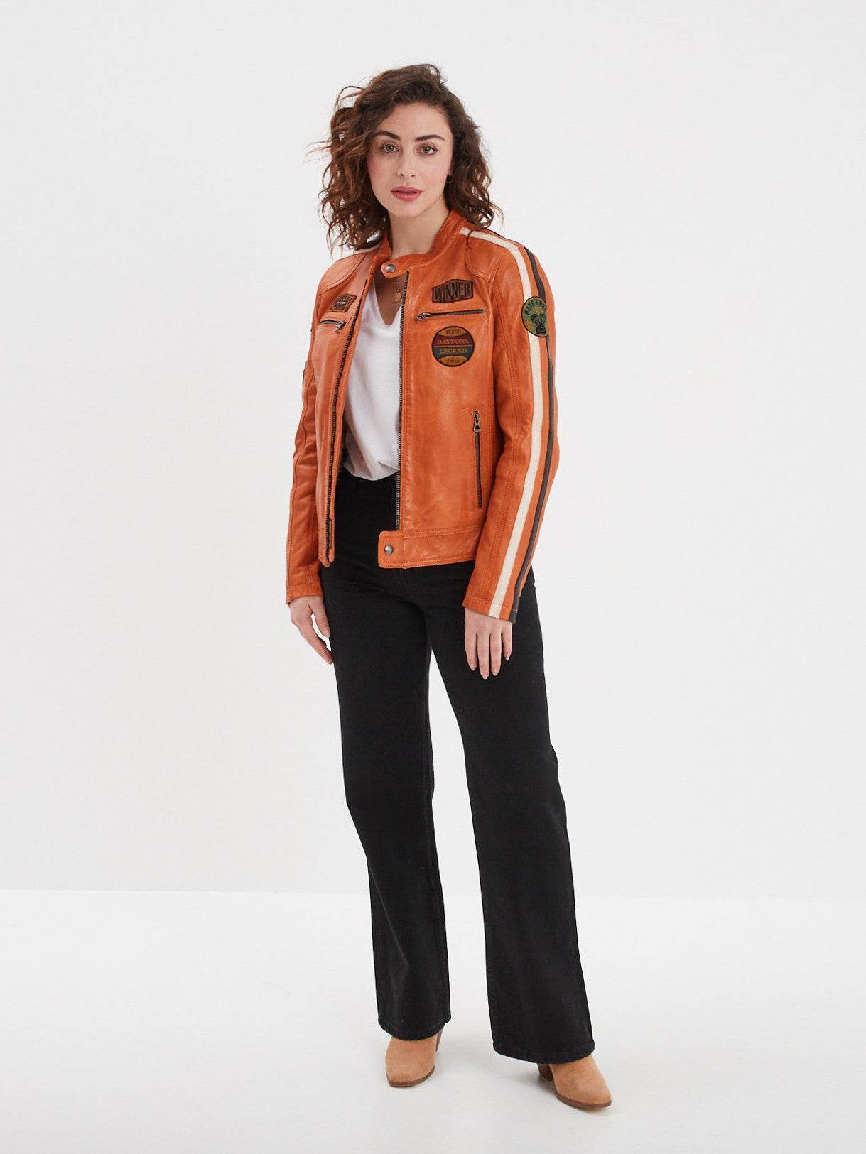 Wartbugy - Blouson moto vintage femme - Image 18
