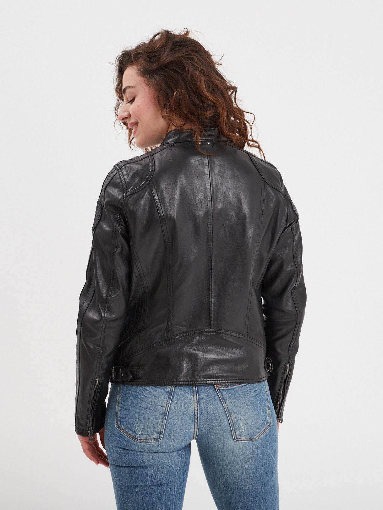 Wartbugy - Blouson moto vintage femme - Image 20