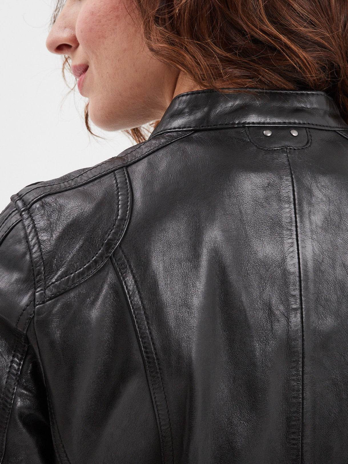 Wartbugy - Blouson moto vintage femme - Image 23