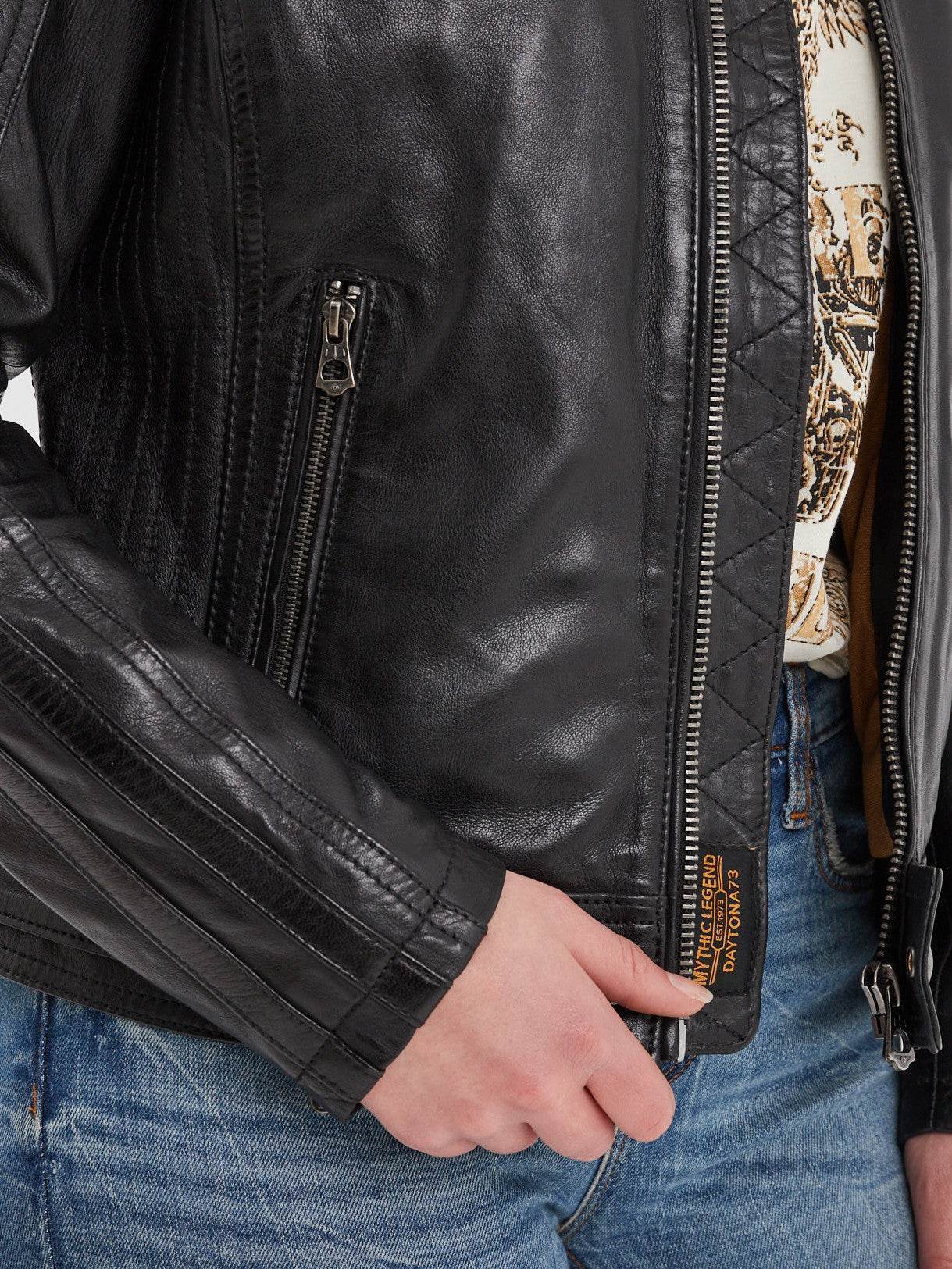 Wartbugy - Blouson moto vintage femme - Image 26
