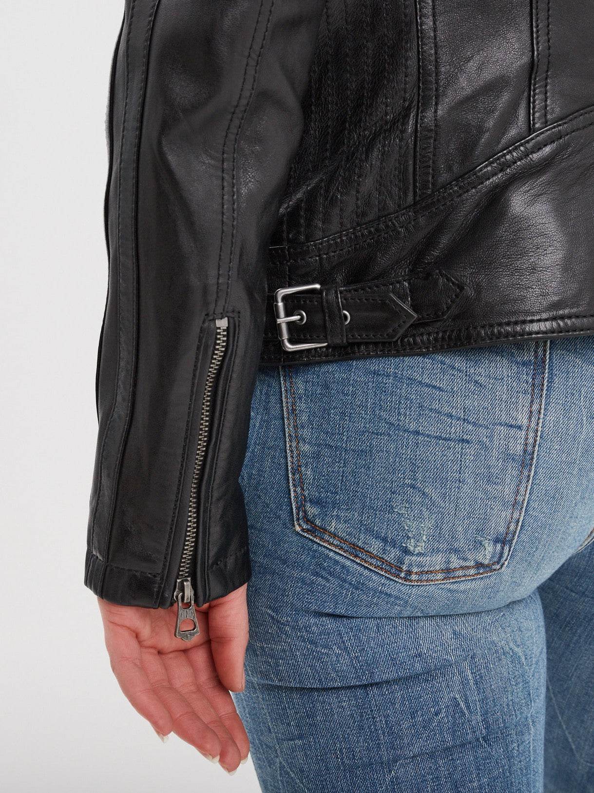 Wartbugy - Blouson moto vintage femme - Image 27