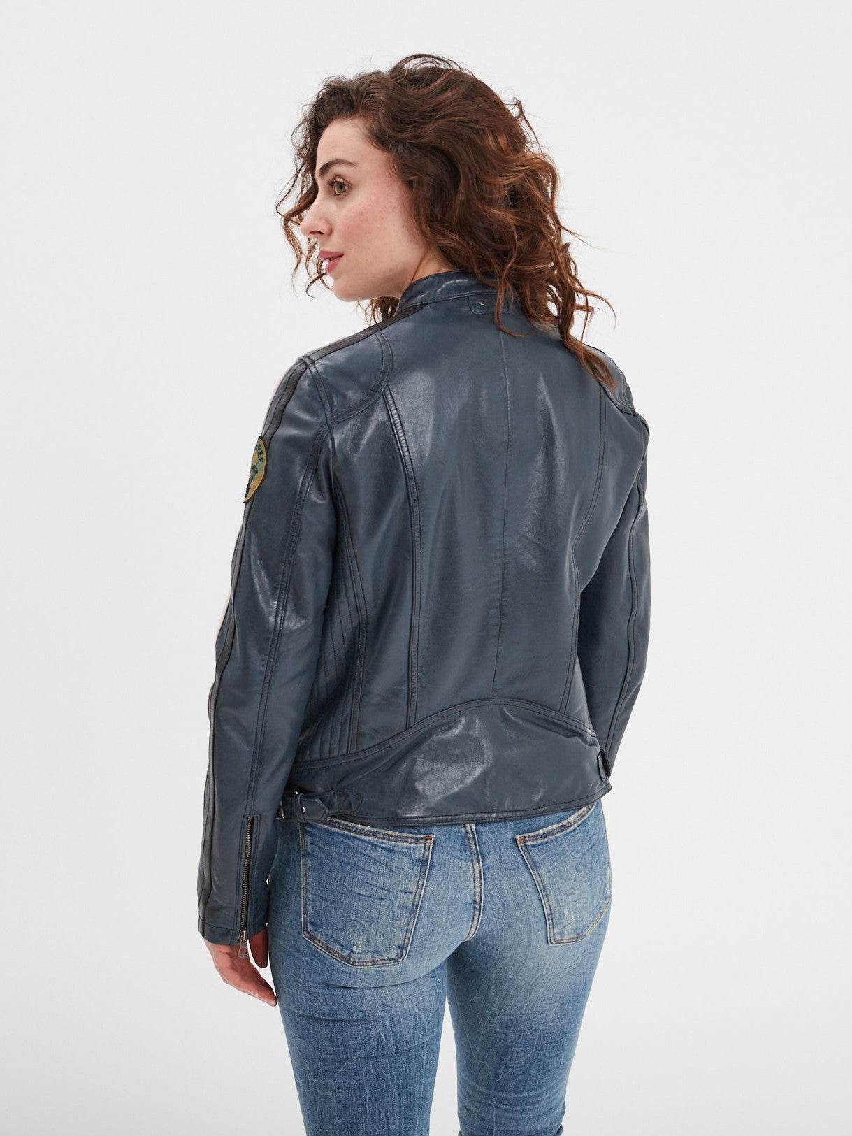 Wartbugy - Blouson moto vintage femme - Image 29