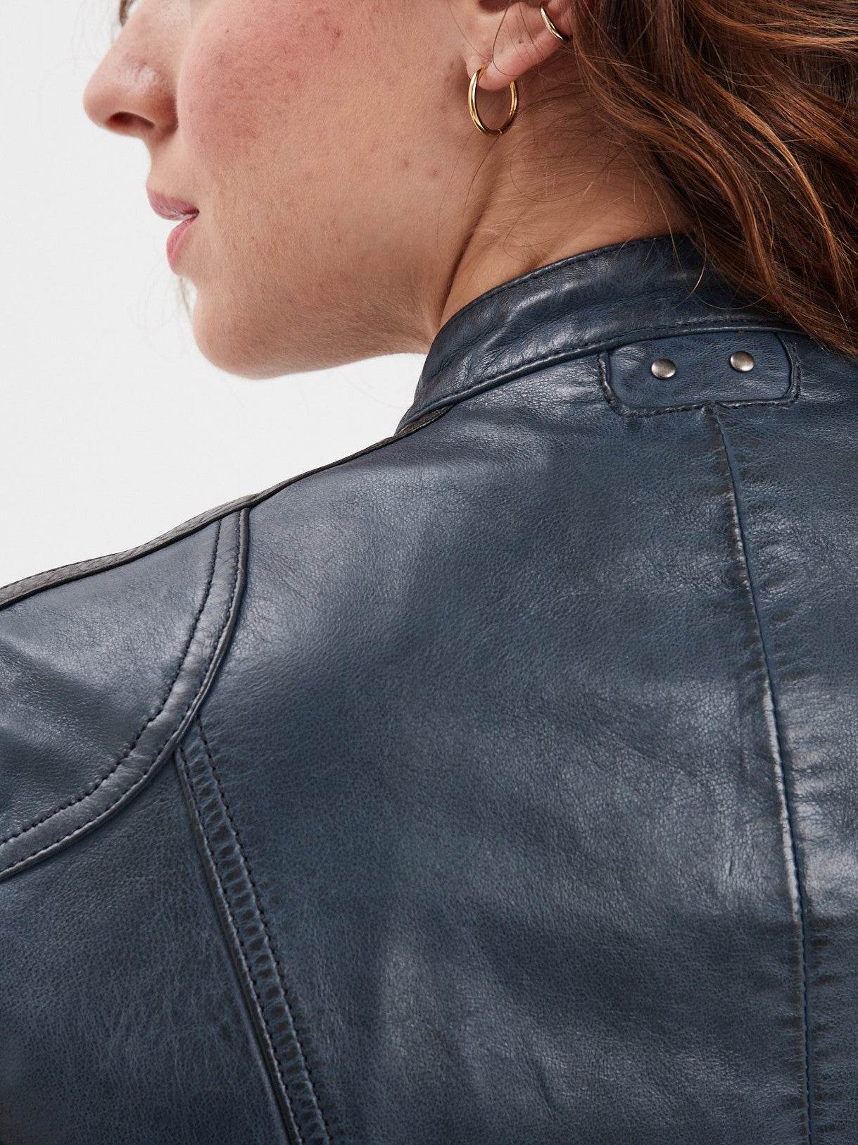 Wartbugy - Blouson moto vintage femme - Image 32