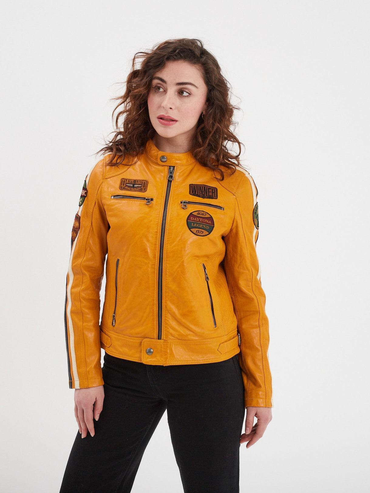 Wartbugy - Blouson moto vintage femme - Image 37