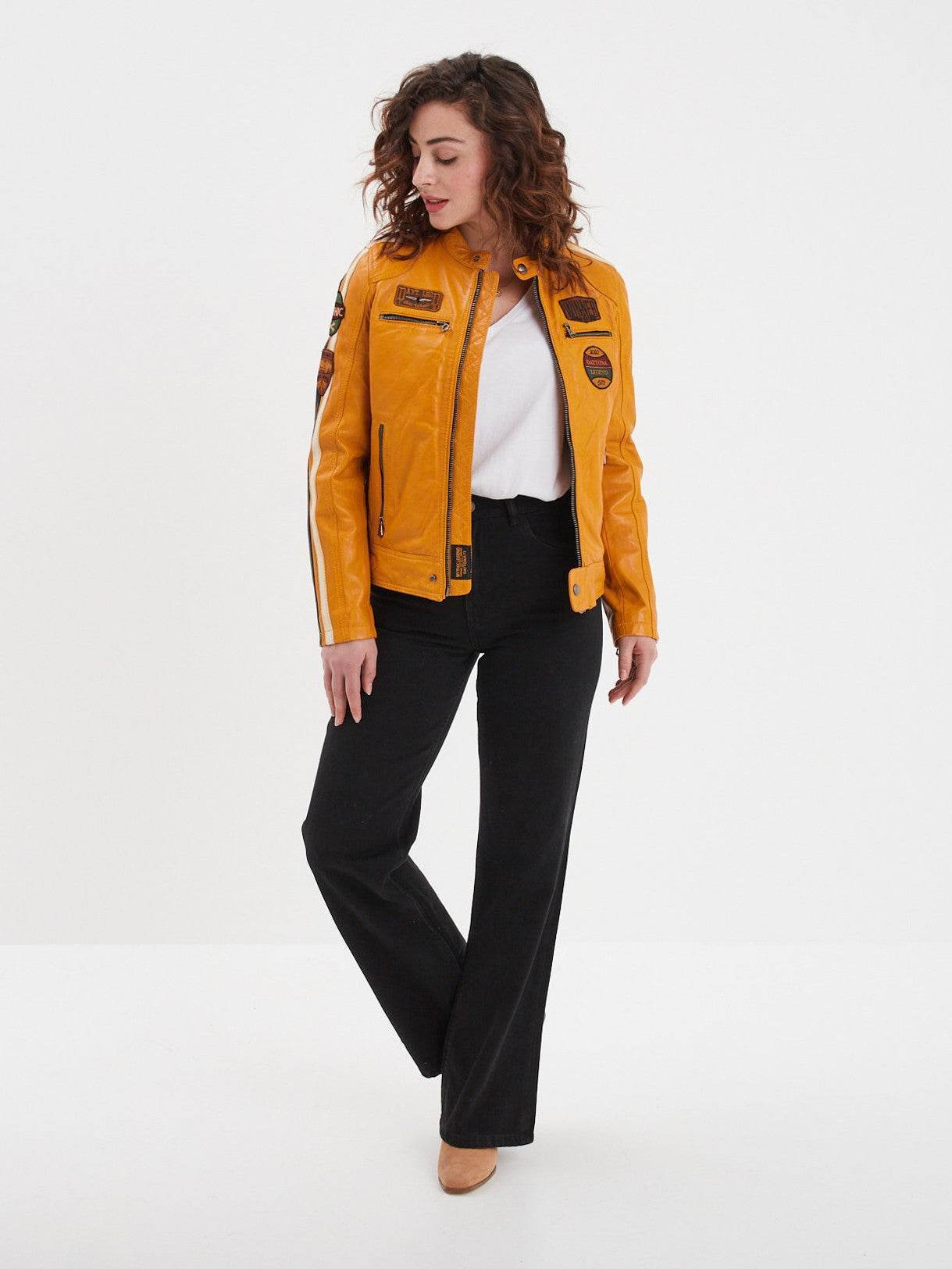 Wartbugy - Blouson moto vintage femme - Image 39