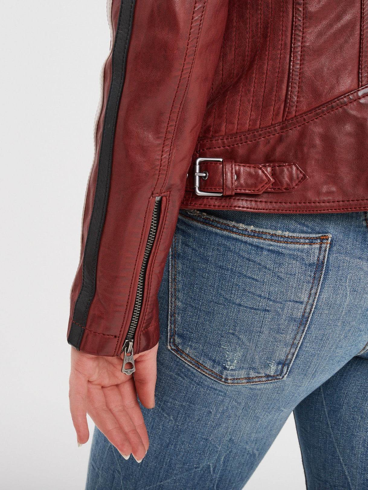 Wartbugy - Blouson moto vintage femme - Image 6