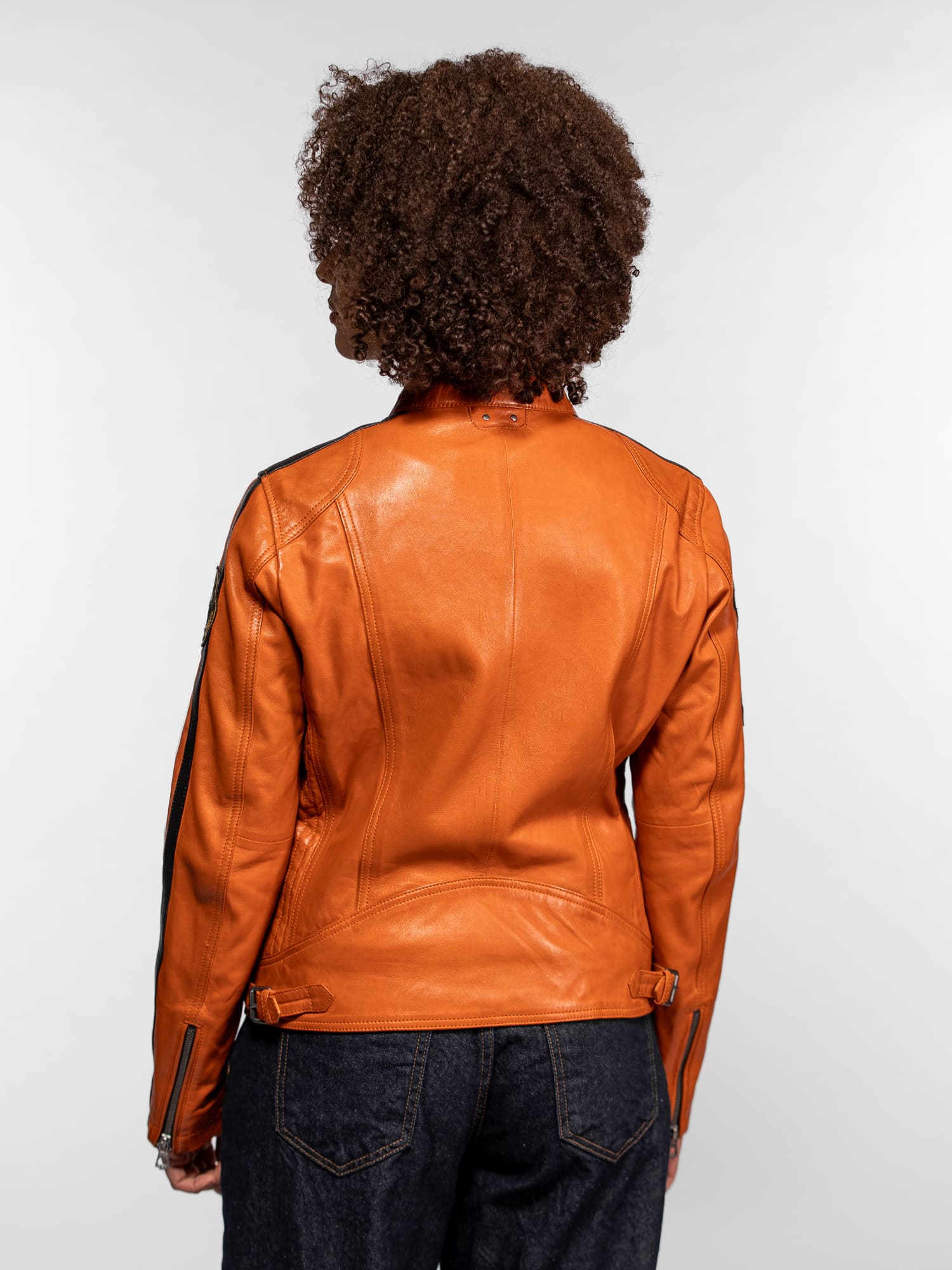 Wartburgin - Blouson moto vintage femme - Image 13