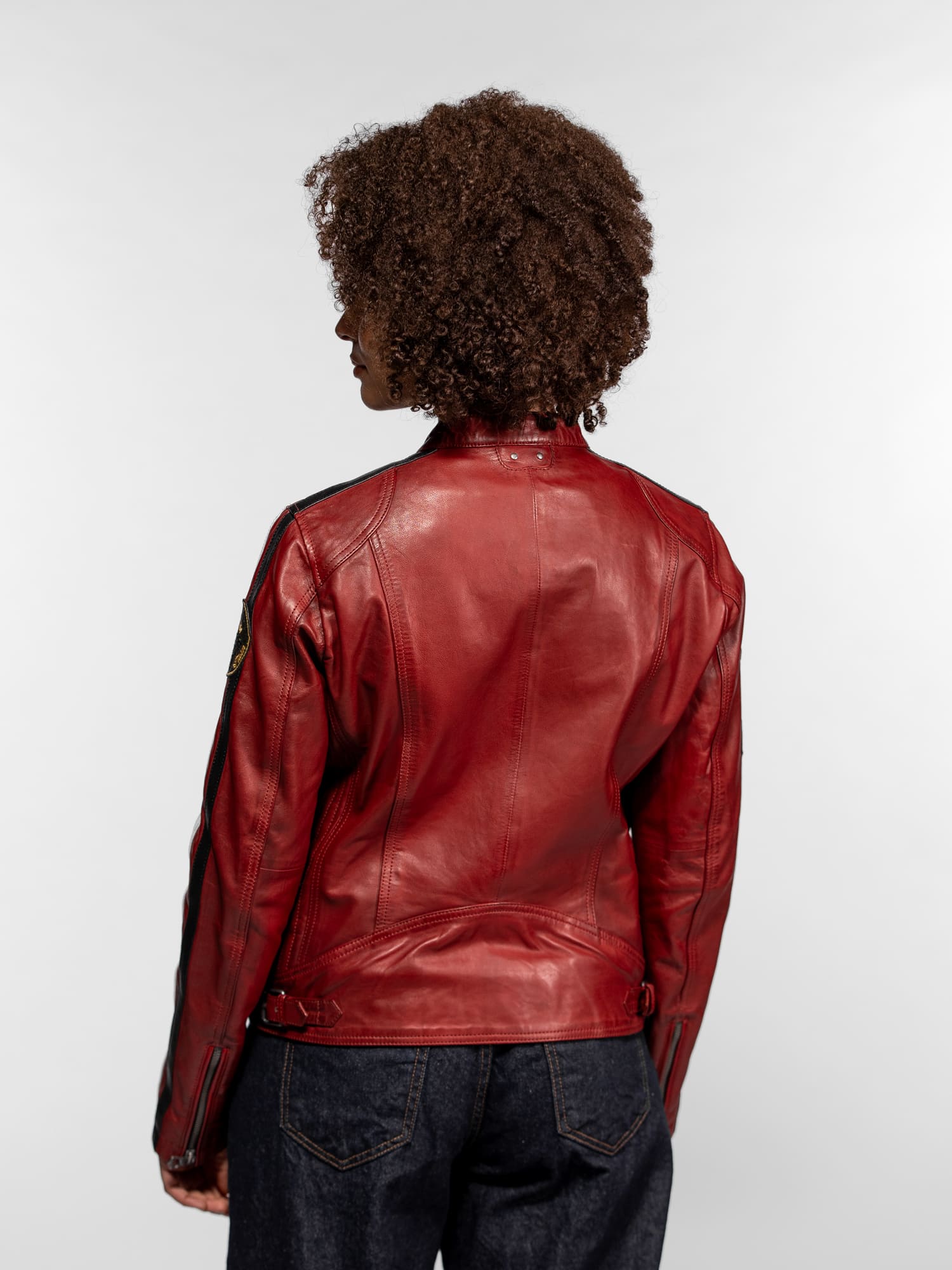 Wartburgin - Blouson moto vintage femme - Image 28