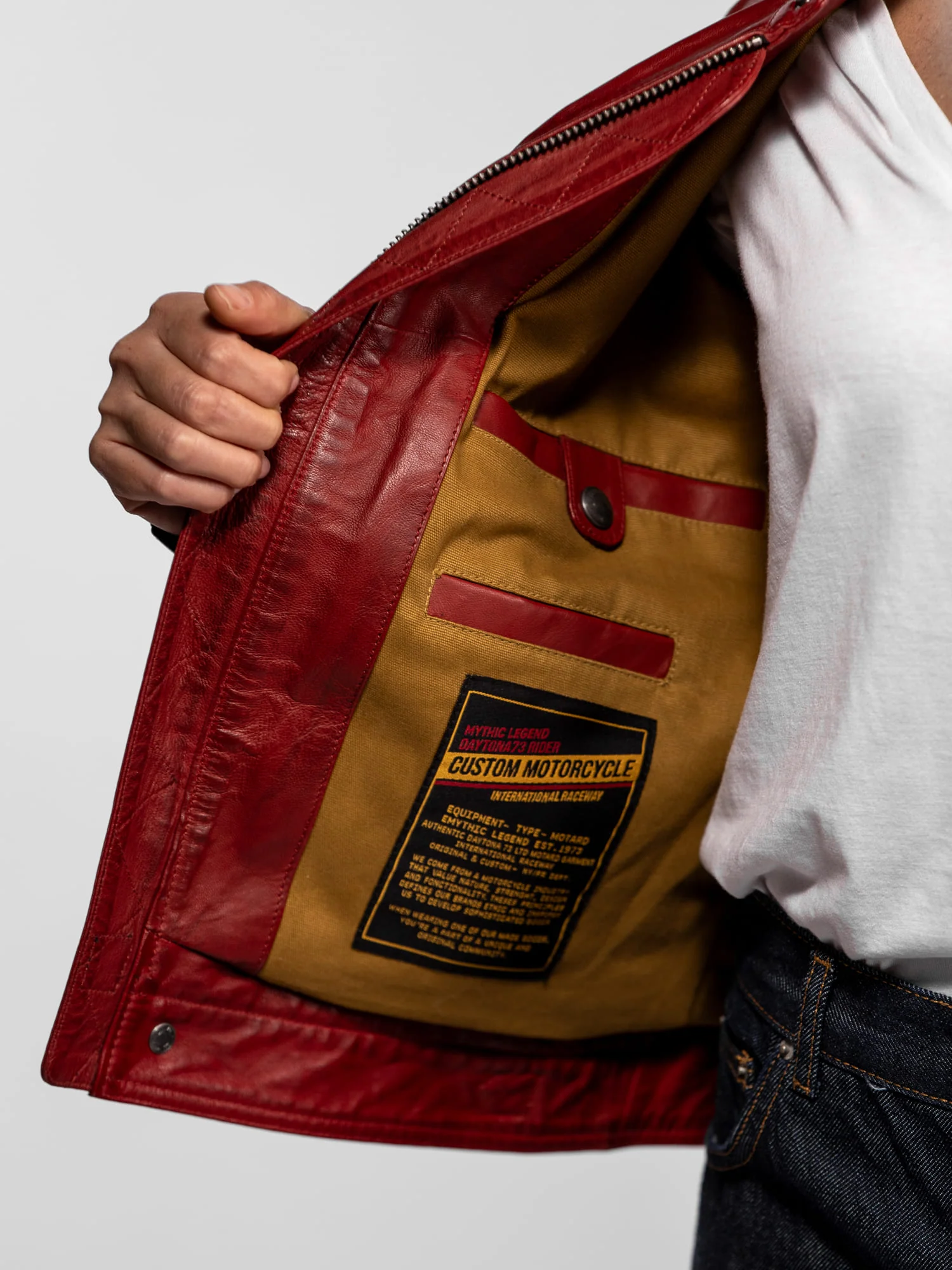 Wartburgin - Blouson moto vintage femme - Image 29
