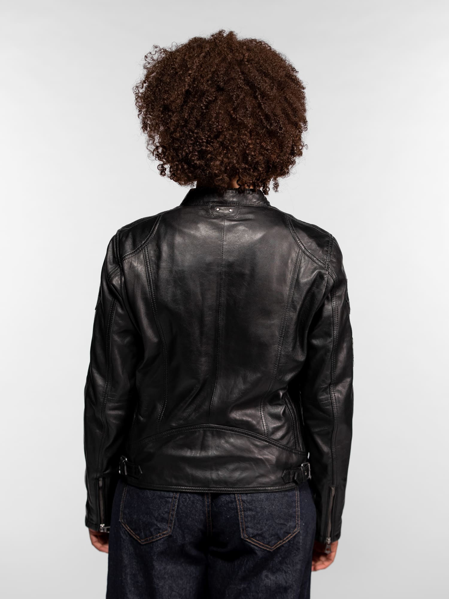 Wartburgin - Blouson moto vintage femme - Image 6