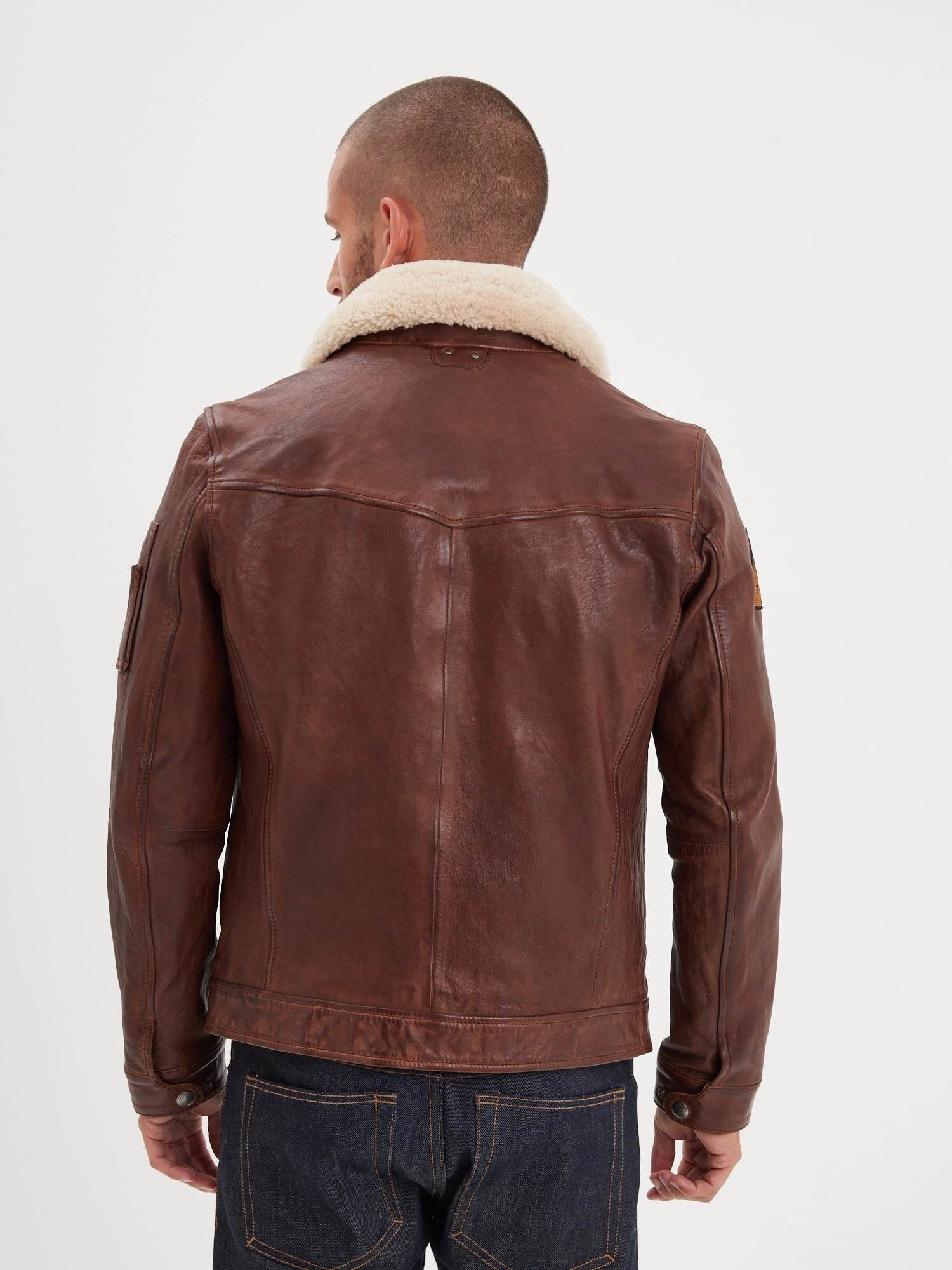 Waterford - Blouson aviateur cuir homme - Image 2