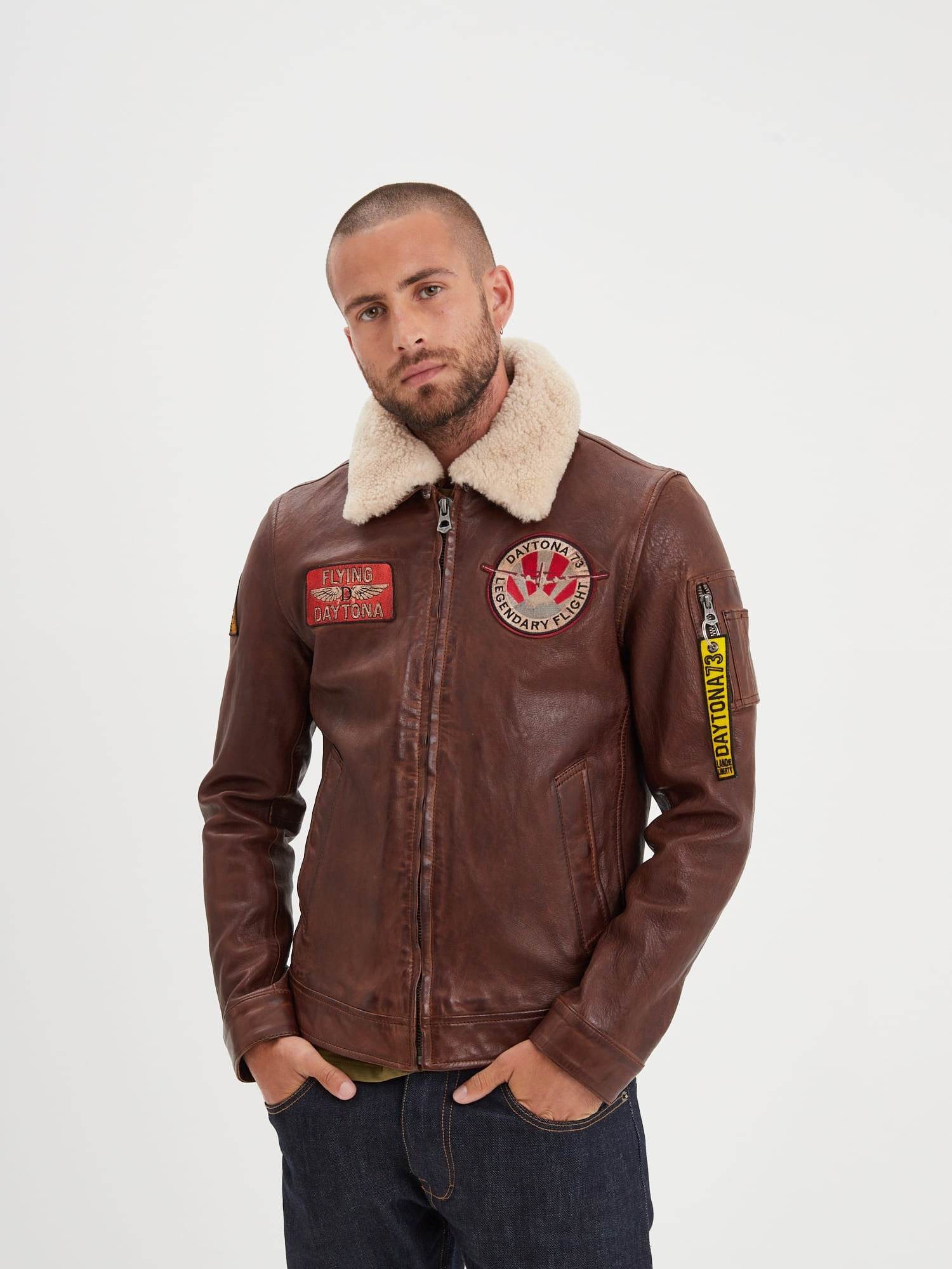 Waterford - Blouson aviateur cuir homme - Image 4