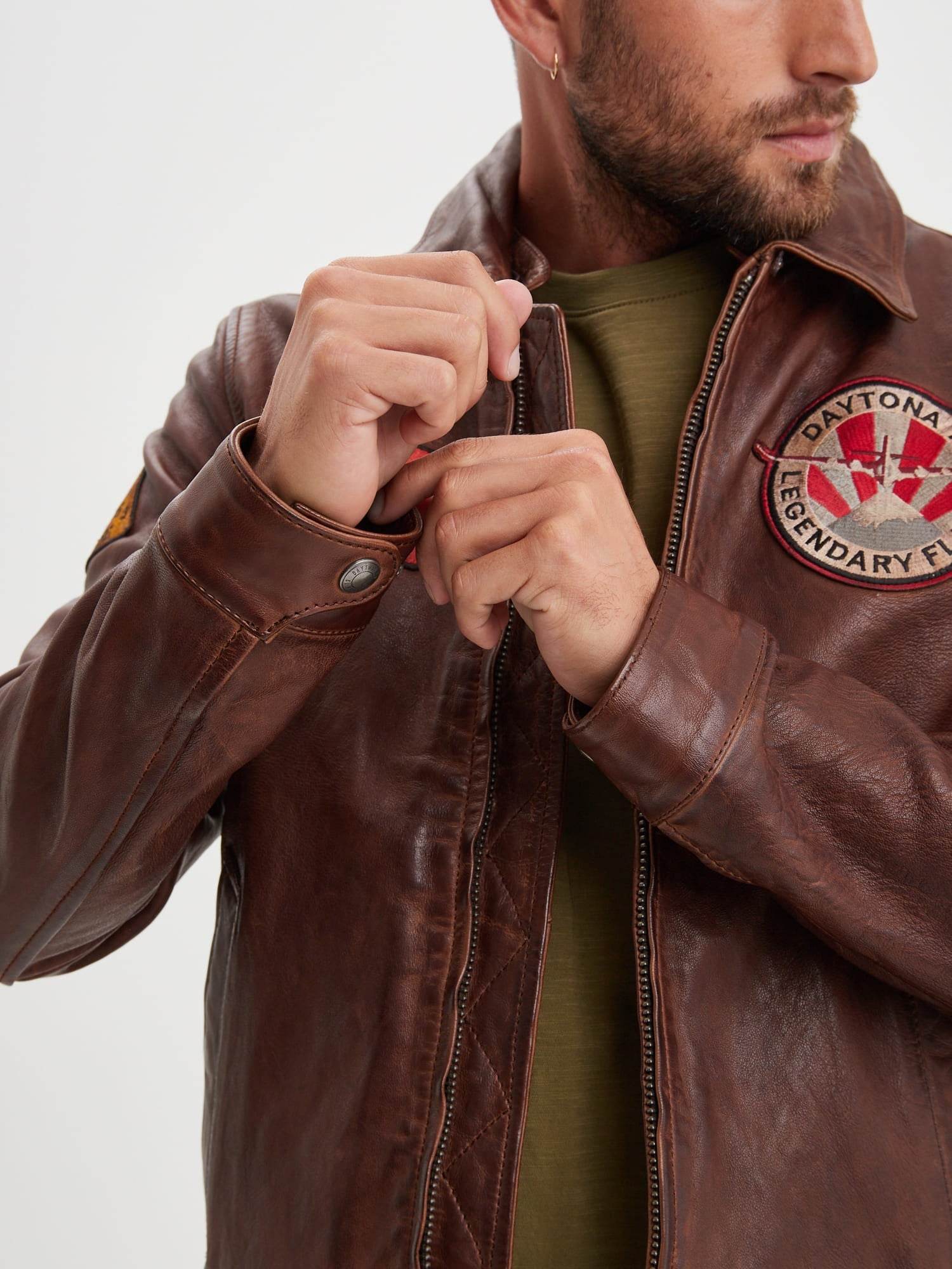 Waterford - Blouson aviateur cuir homme - Image 8