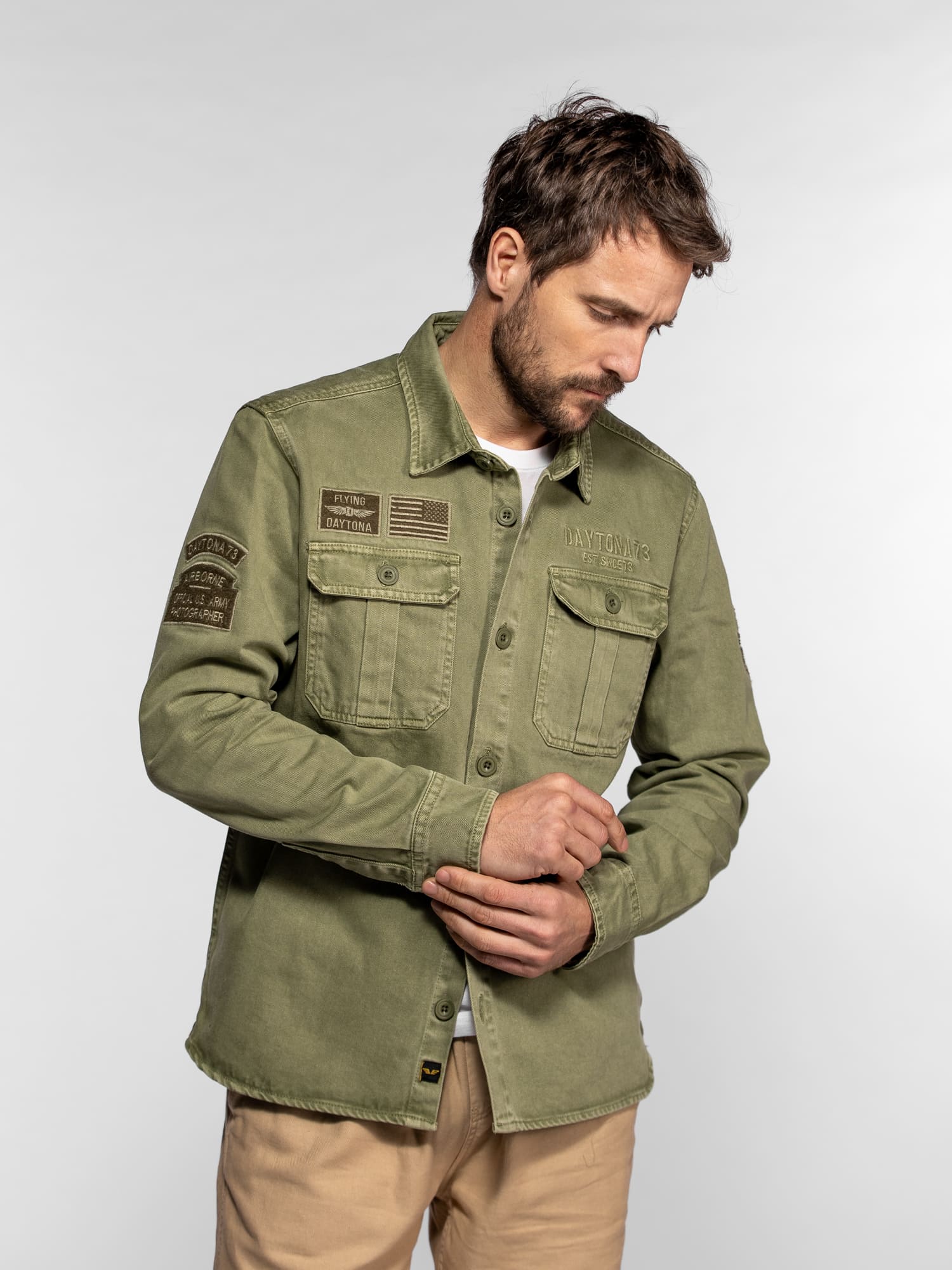 Wayne - Surchemise militaire vintage - Image 13