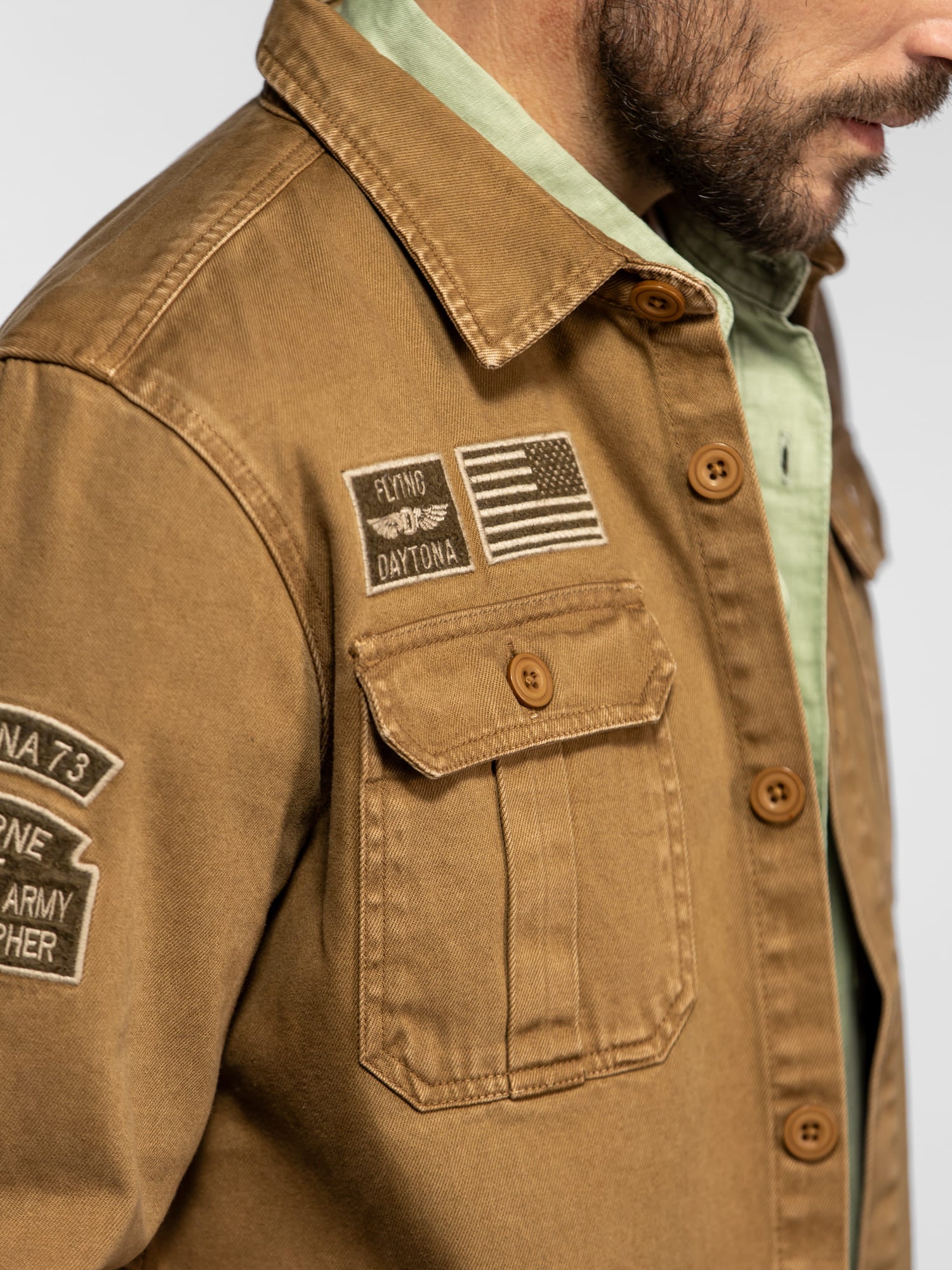 Wayne - Surchemise militaire vintage - Image 23