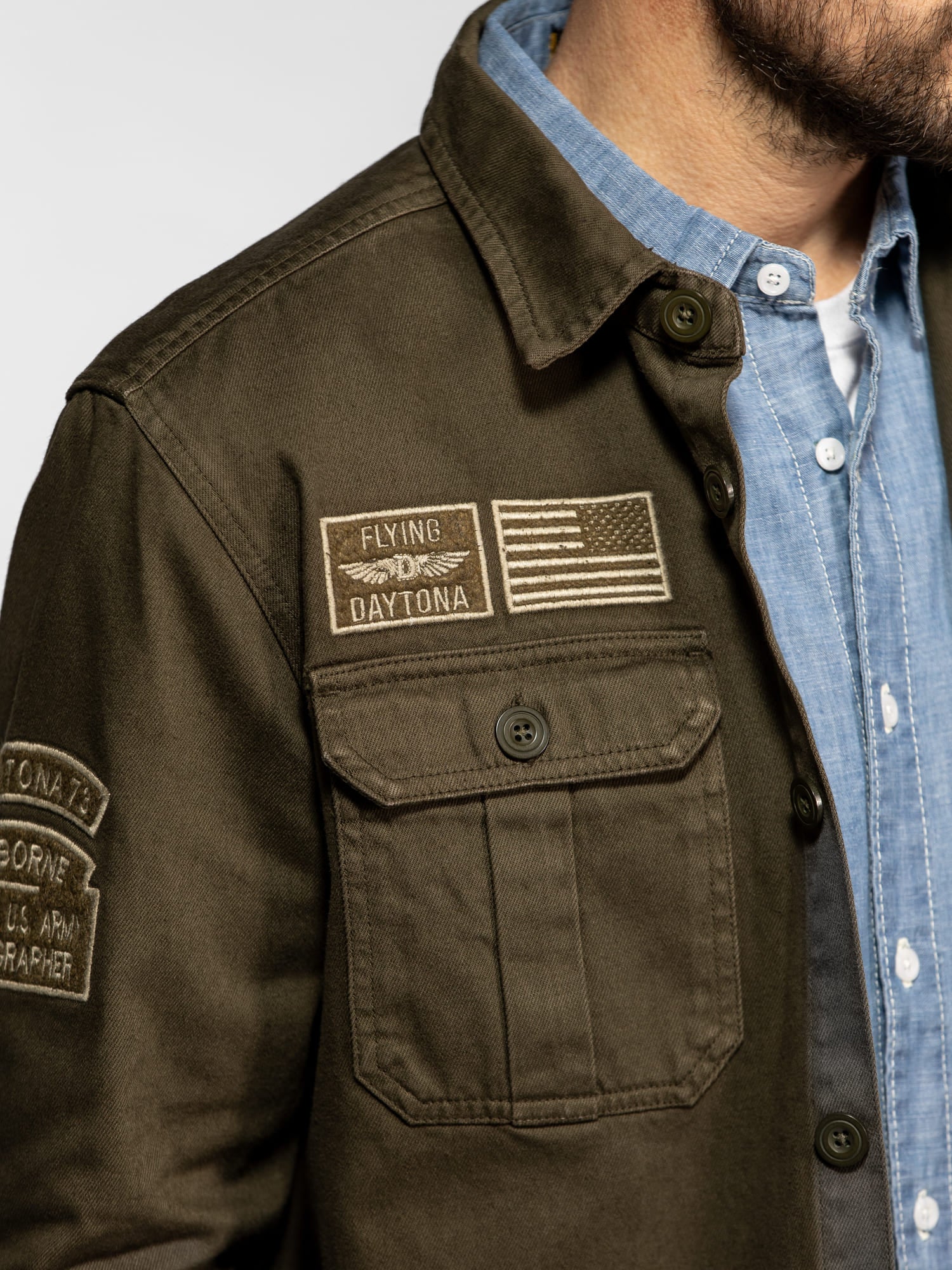 Wayne - Surchemise militaire vintage - Image 9