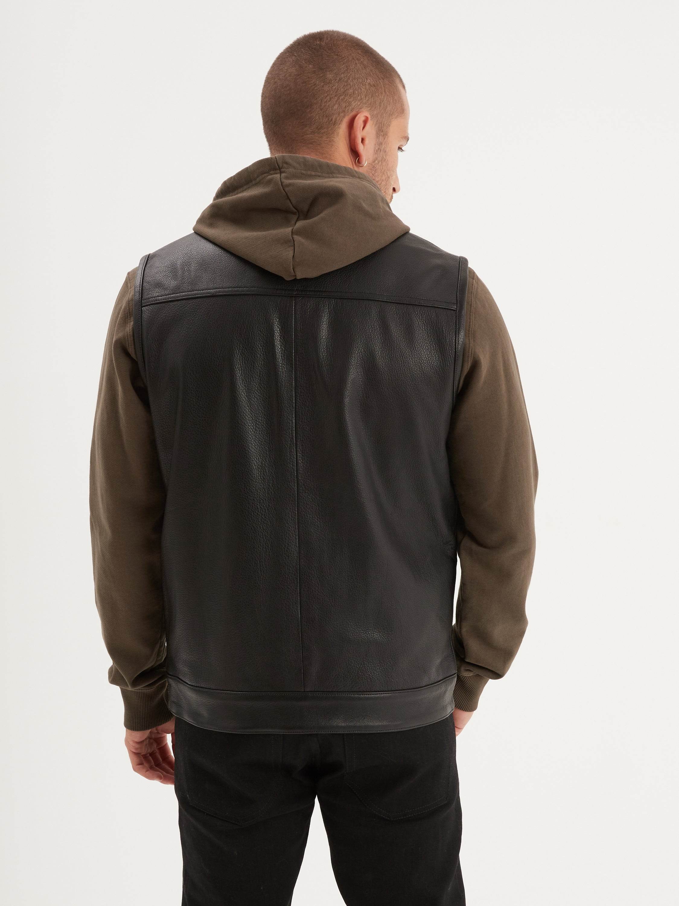 West road - Gilet cuir homme - Image 4