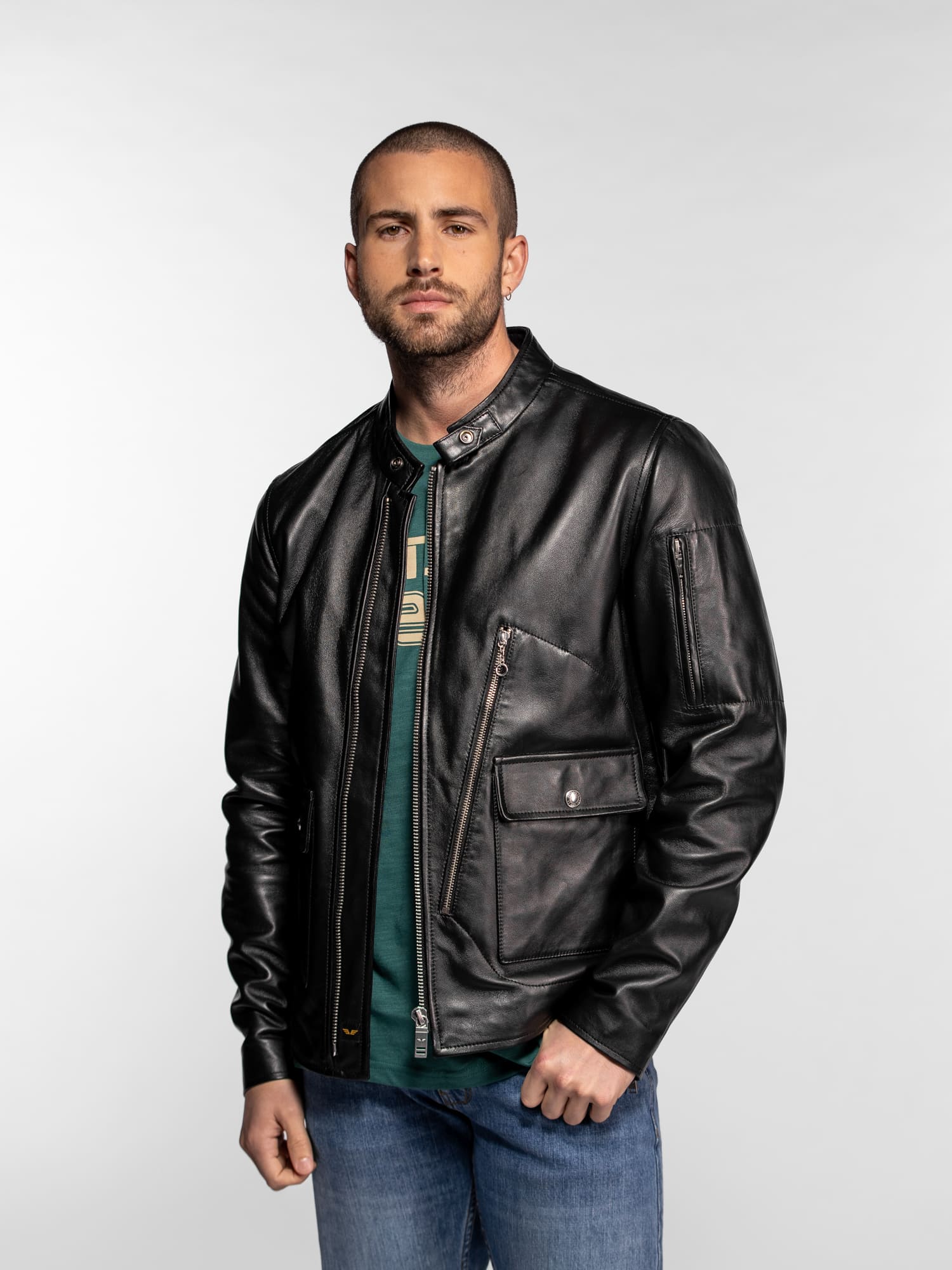Wexford - Blouson cuir moto