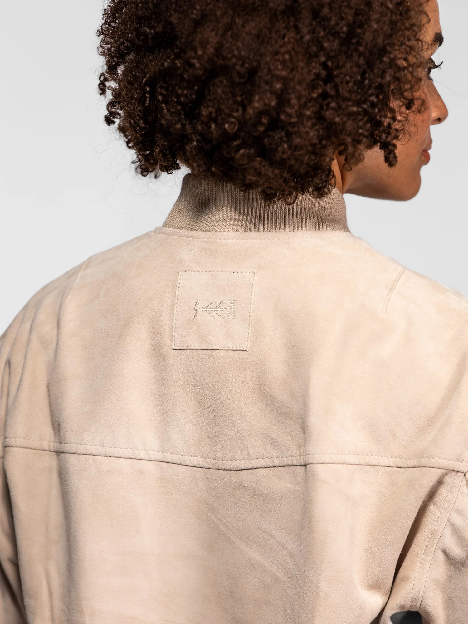 Willow - Bomber en daim femme - Image 3