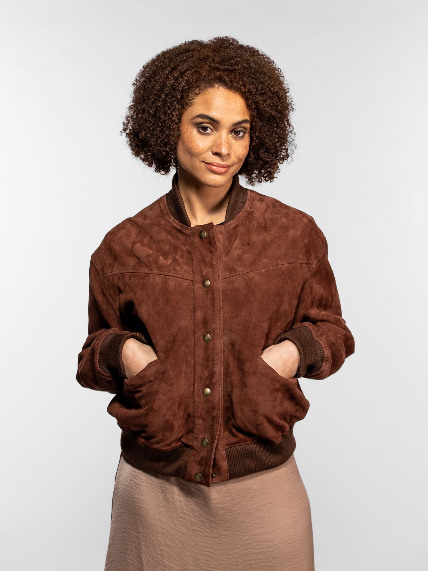 Willow - Bomber en daim femme - Image 6