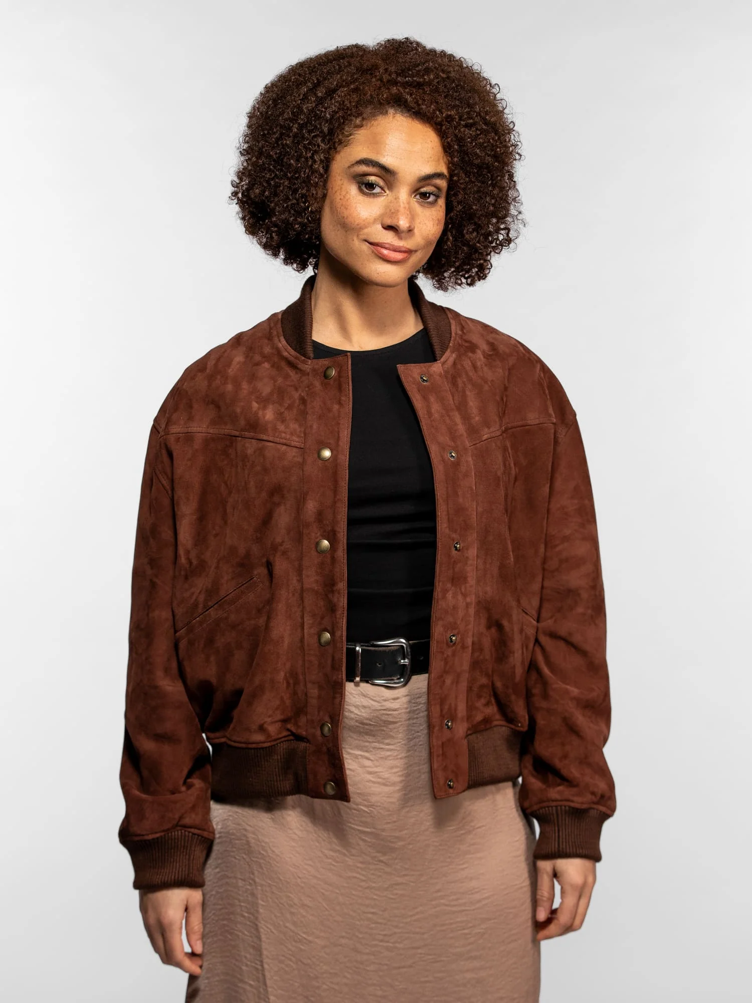 Willow - Bomber en daim femme - Image 8