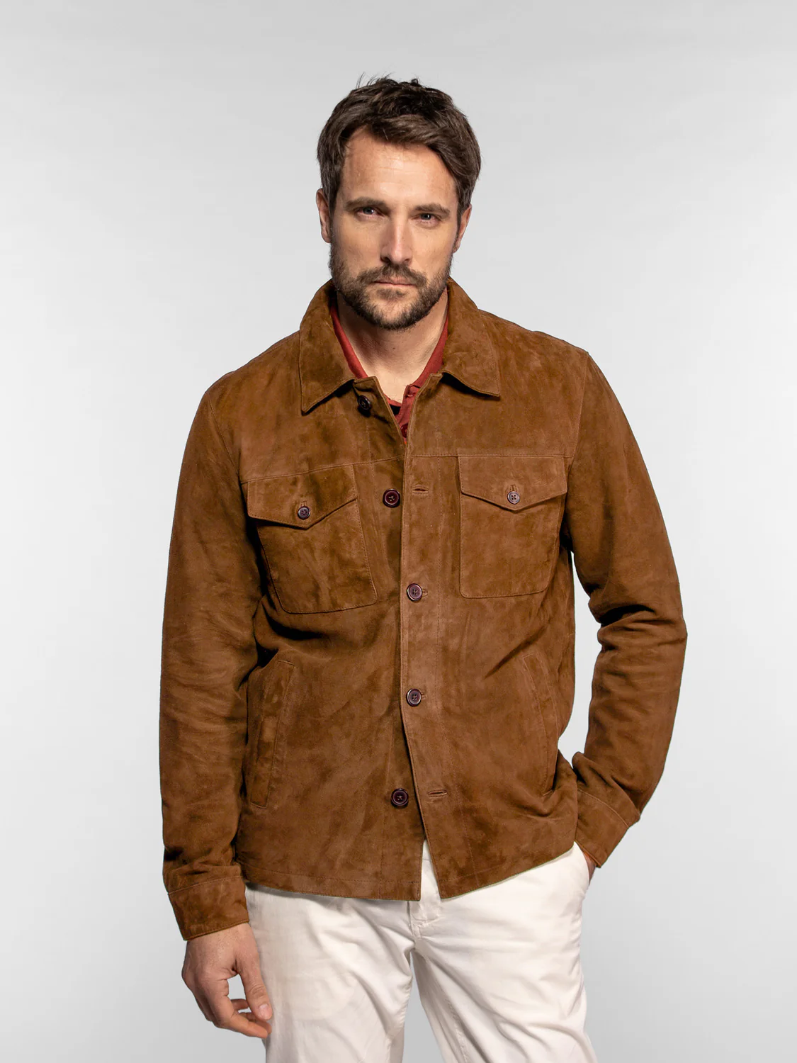 Windham - Veste cuir suédé homme - Image 10
