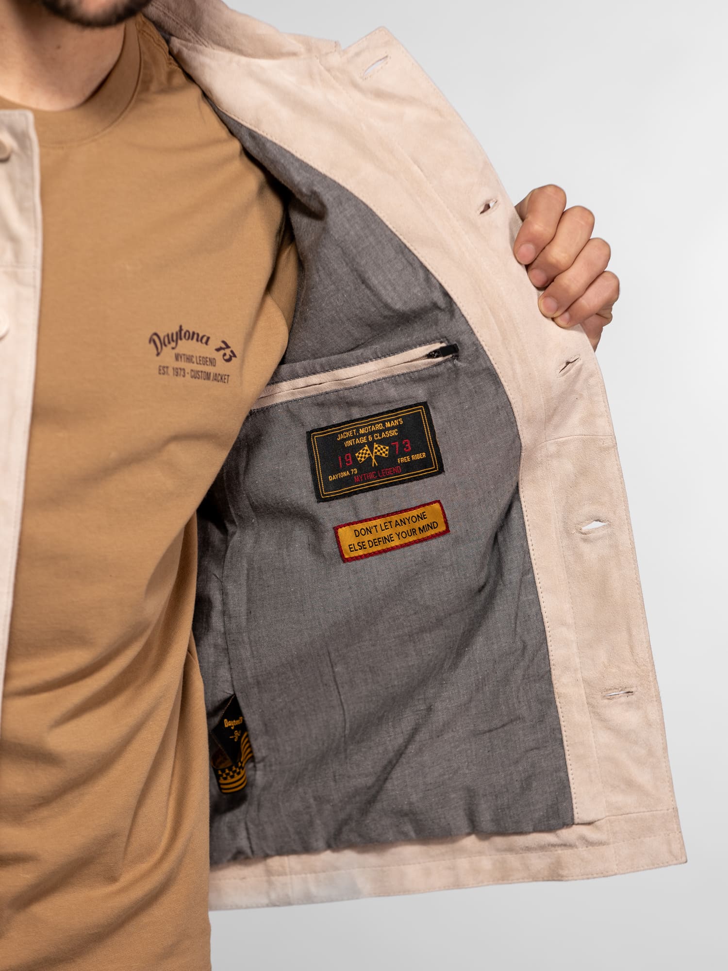 Windham - Veste cuir suédé homme - Image 4