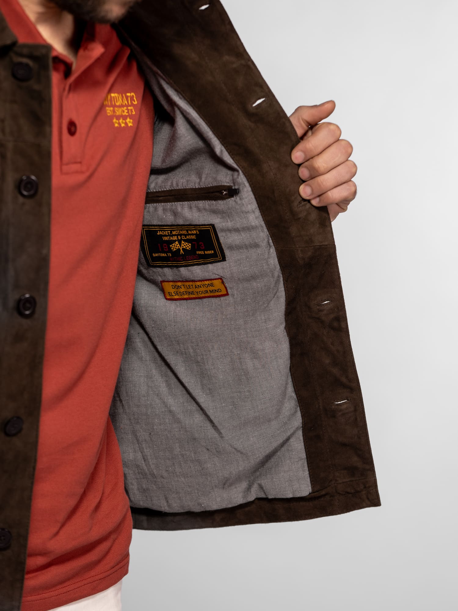 Windham - Veste cuir suédé homme - Image 9