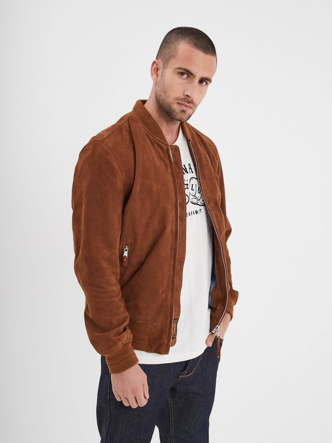 Windon - Bomber en daim homme - Image 16