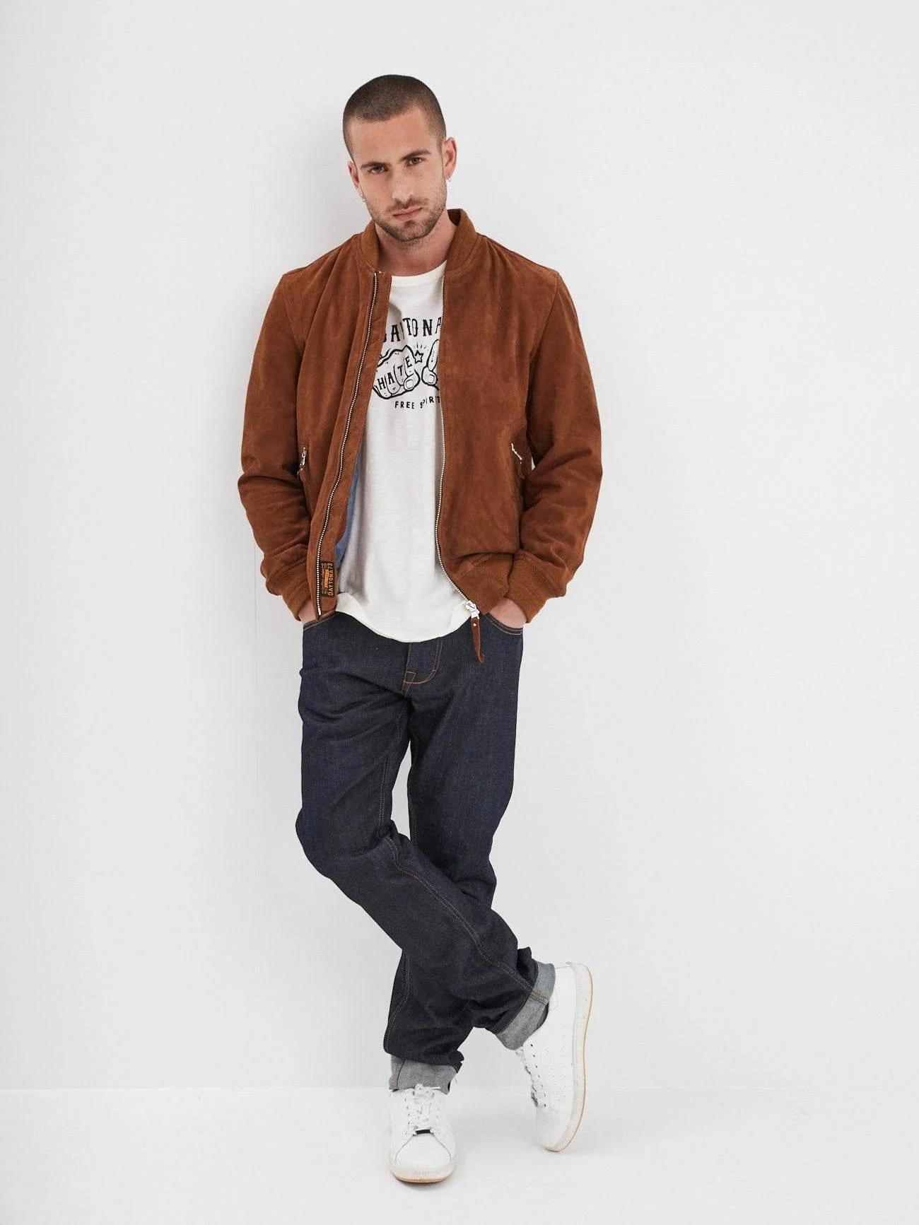 Windon - Bomber en daim homme - Image 20