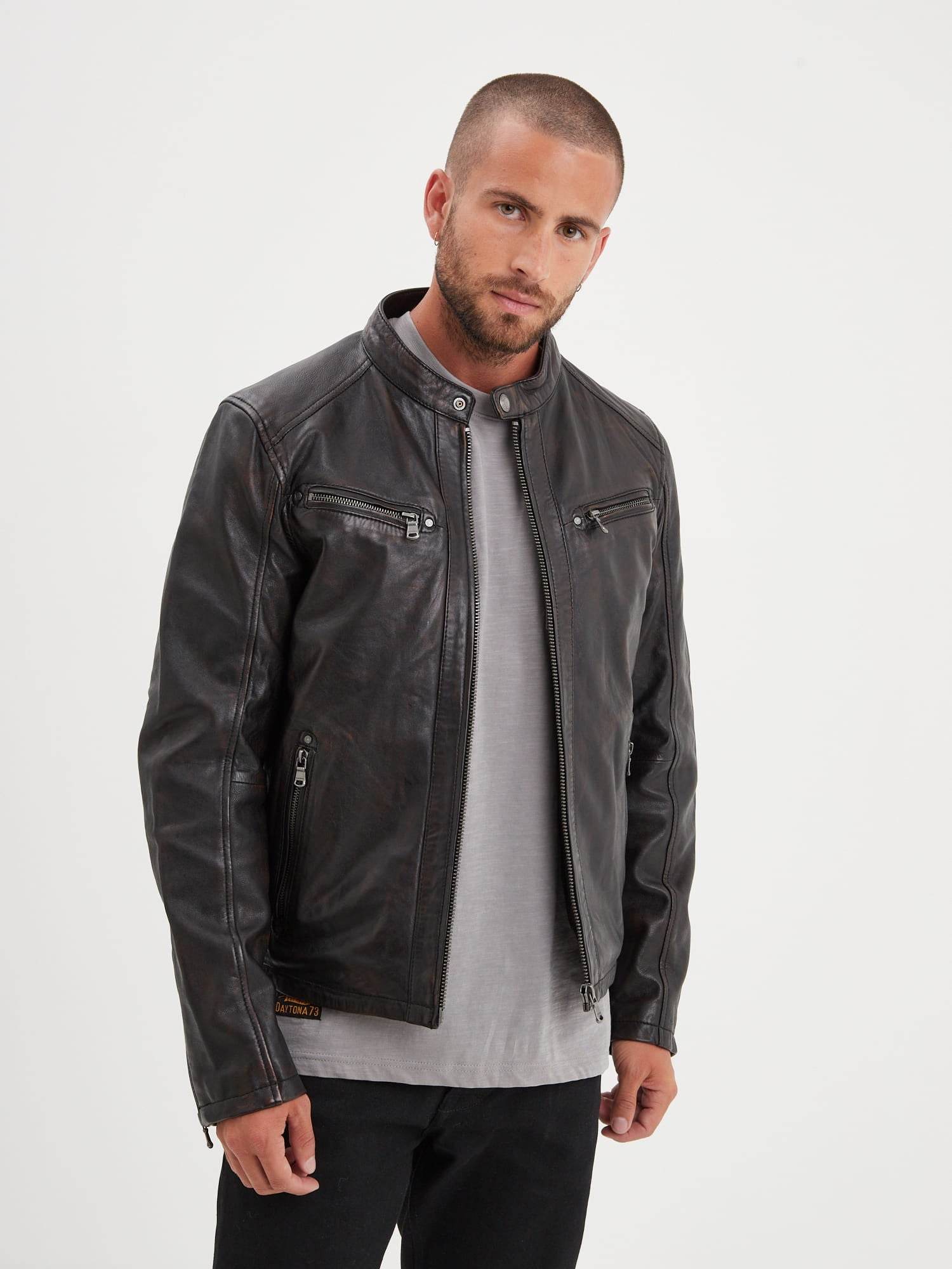 Winstoner - Blouson a capuche cuir - Image 7
