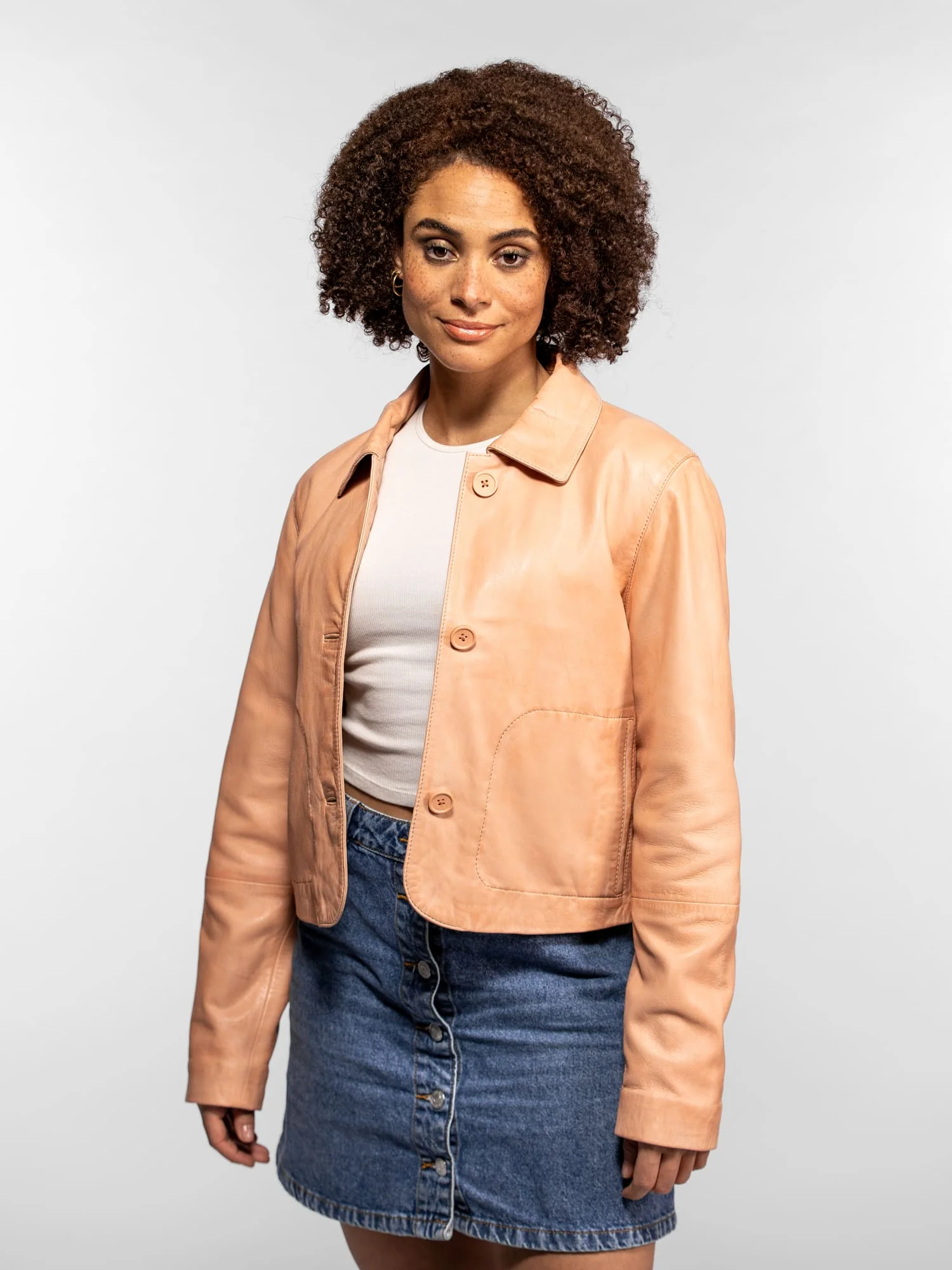 Wisteria - Blouson cuir femme - Image 6